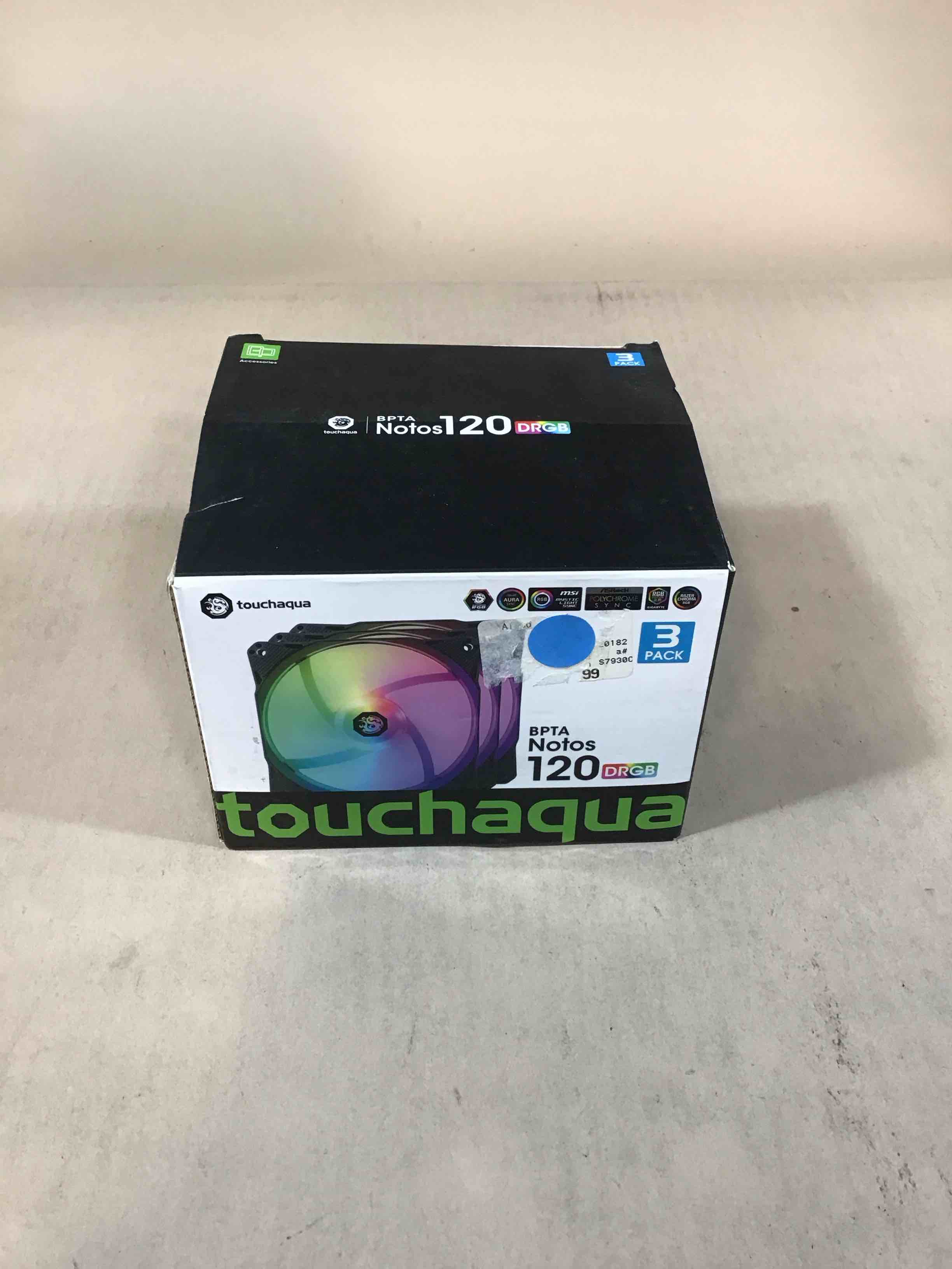 Condition photo showing Good Condition for bitspower notos 120mm case fan  drgb computer fan pwm pc cooling fan led high airflow desktop silent cooler 1800 rpm w/pwm fan hub digital rgb controller (3 pack)