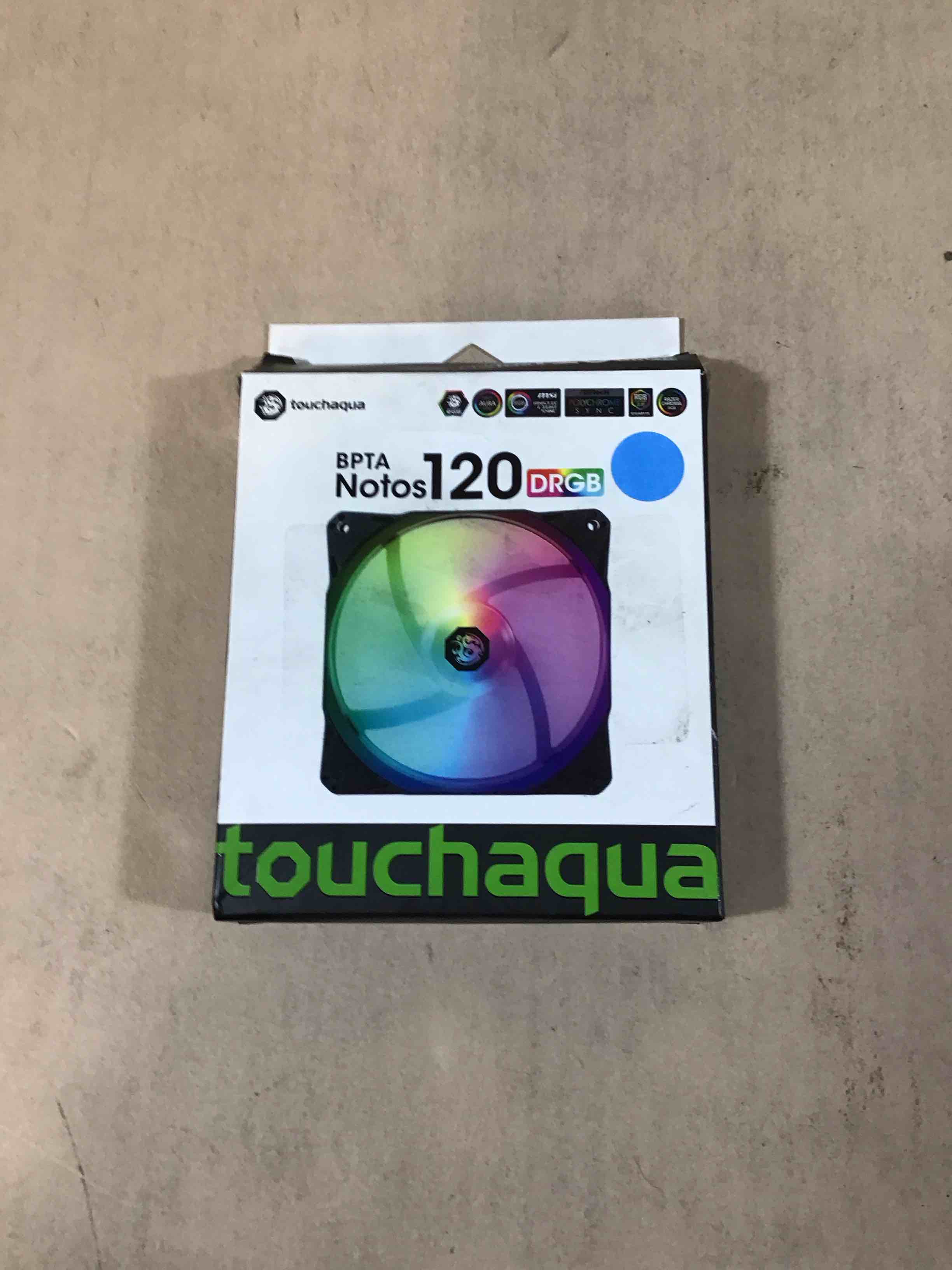 Condition photo showing Good Condition for bitspower notos 120mm case fan, drgb computer fan pwm pc cooling fan led high airflow 5v 3-pin addressable rgb 1800 rpm (1 pack)