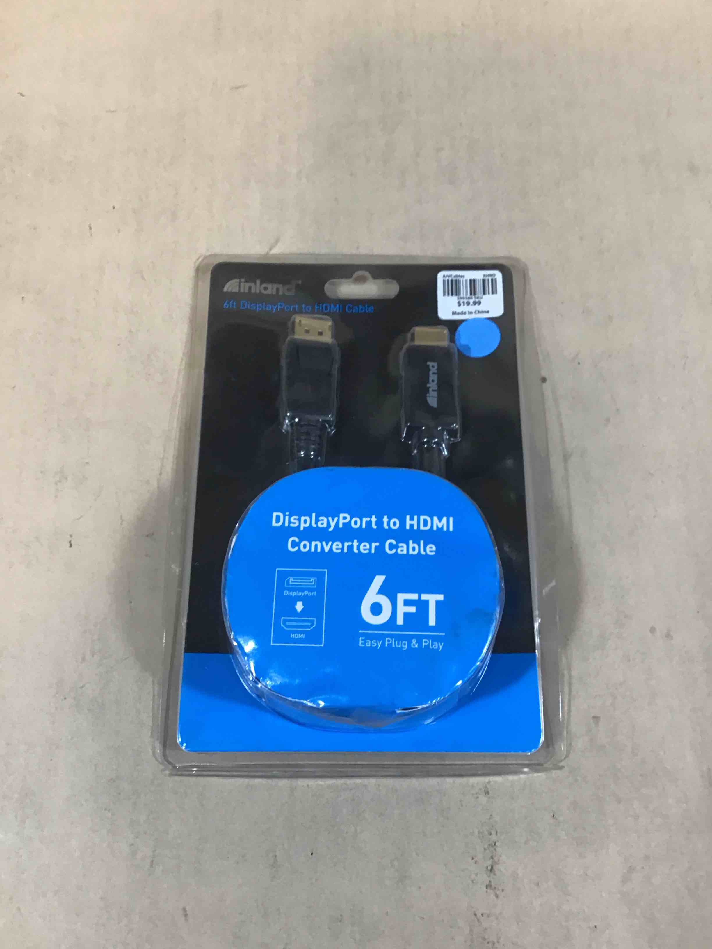 Condition photo showing New/Like New for 6ft display port to hdmi converter cable (2m) dph12m-6ft hdcp