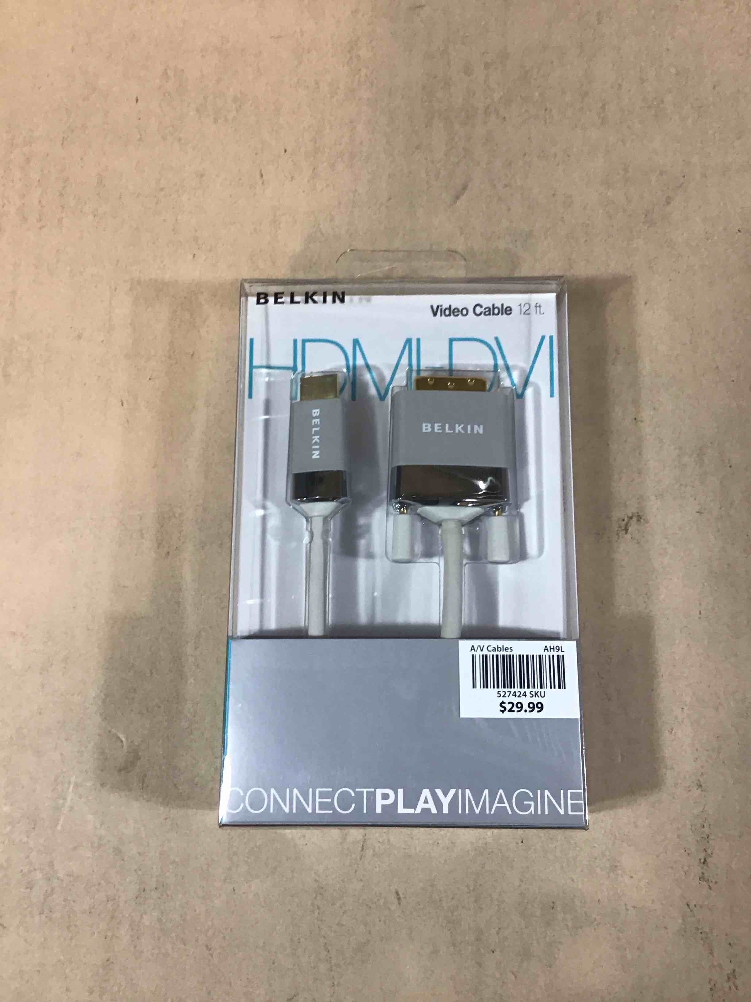 belkin av22401-12-wht hdmi to dvi-d cable adapter