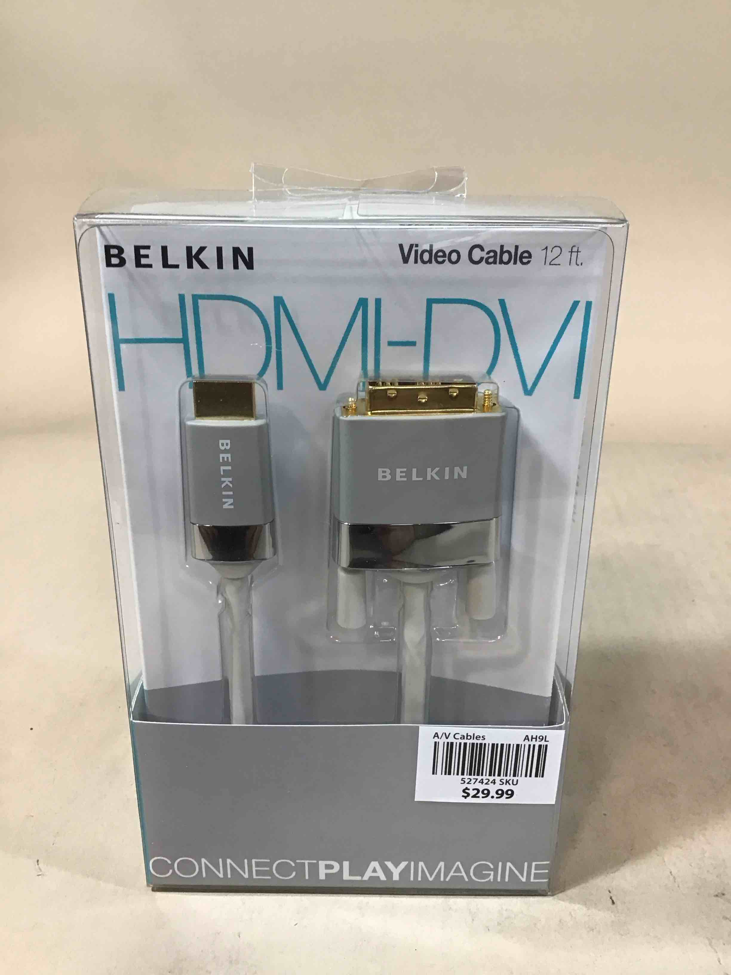 belkin av22401-12-wht hdmi to dvi-d cable adapter