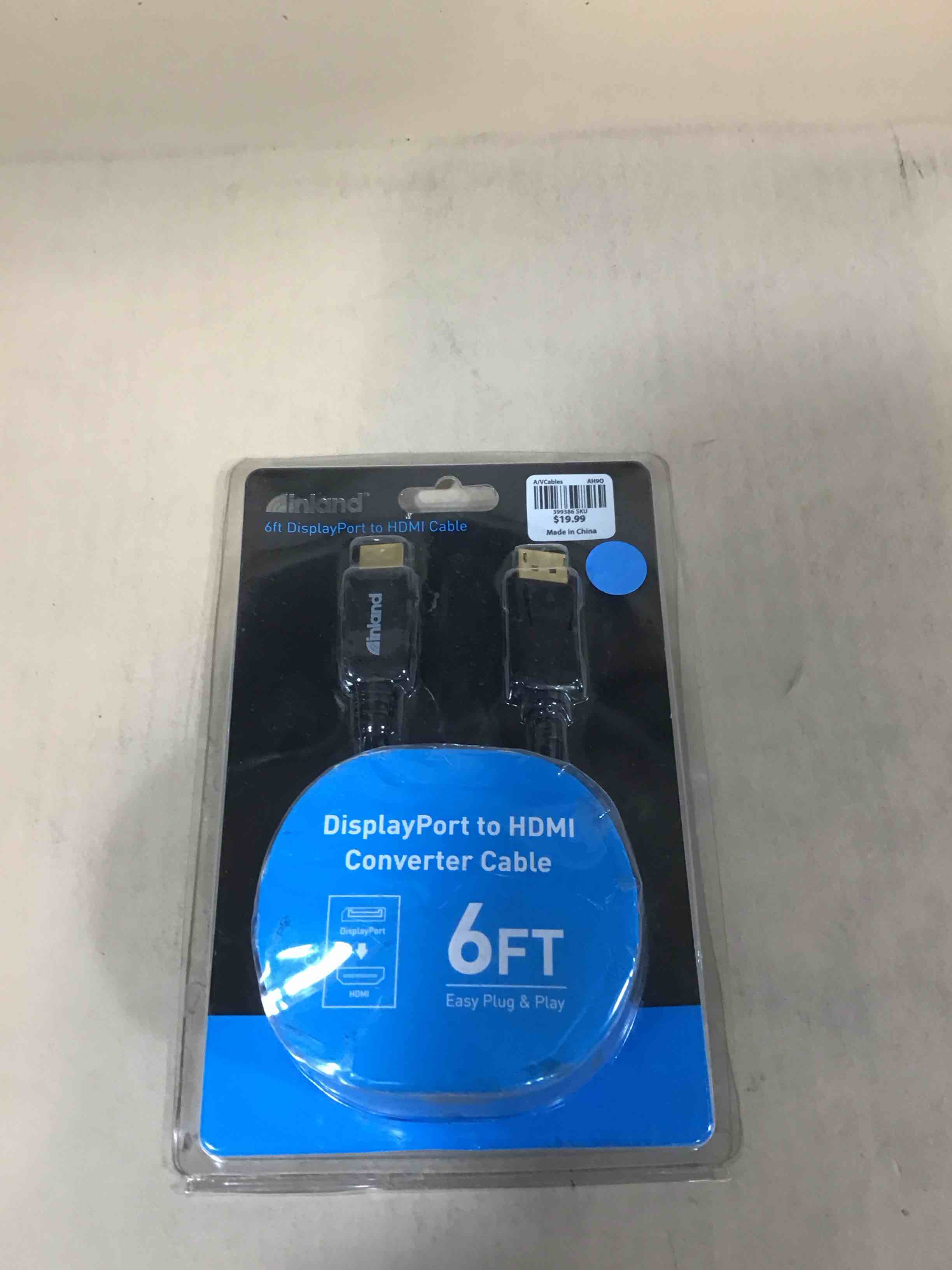 6ft display port to hdmi converter cable (2m) dph12m-6ft hdcp