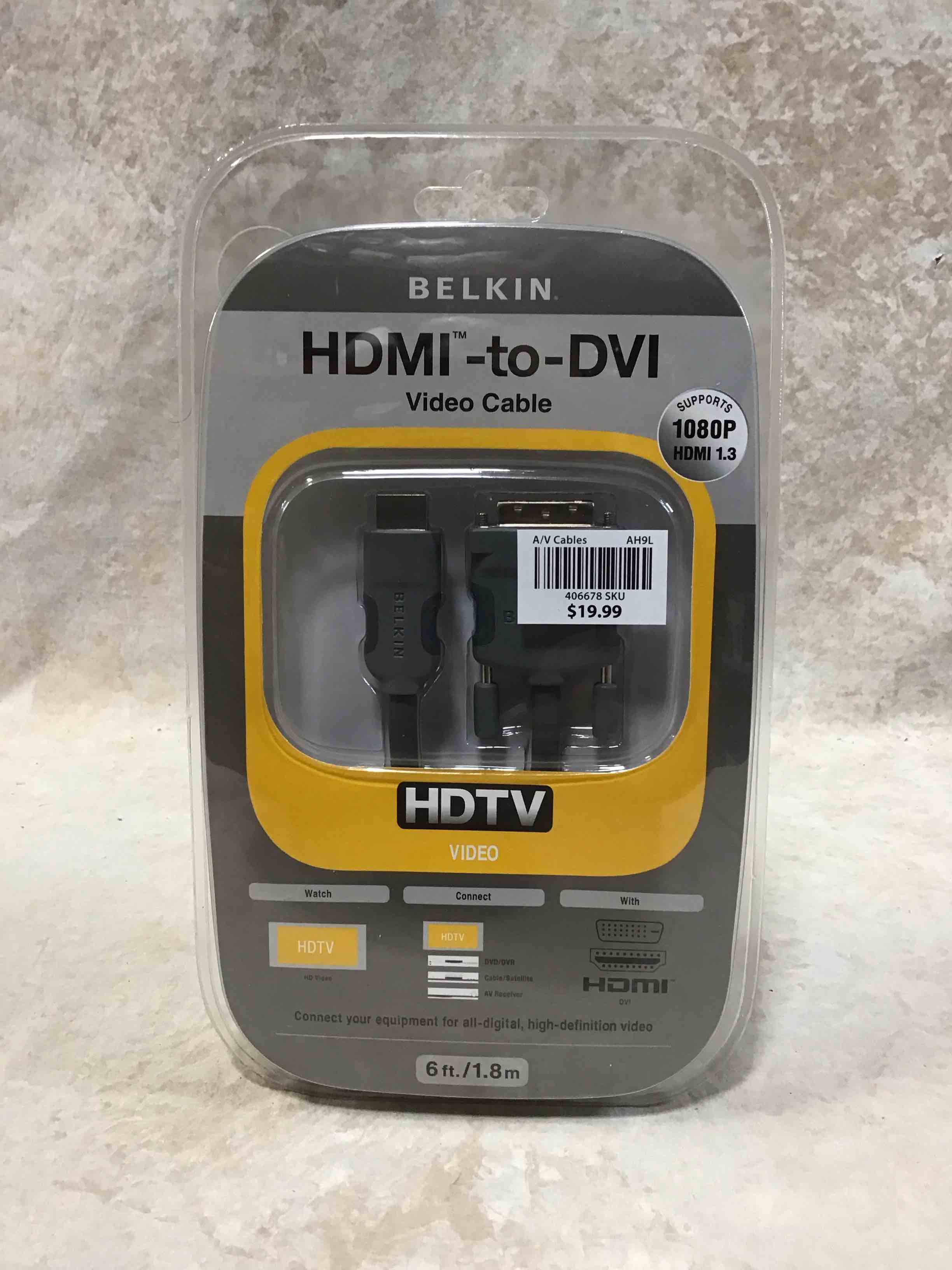 Condition photo showing New/Like New for belkin hdmi to dvi-d cable
