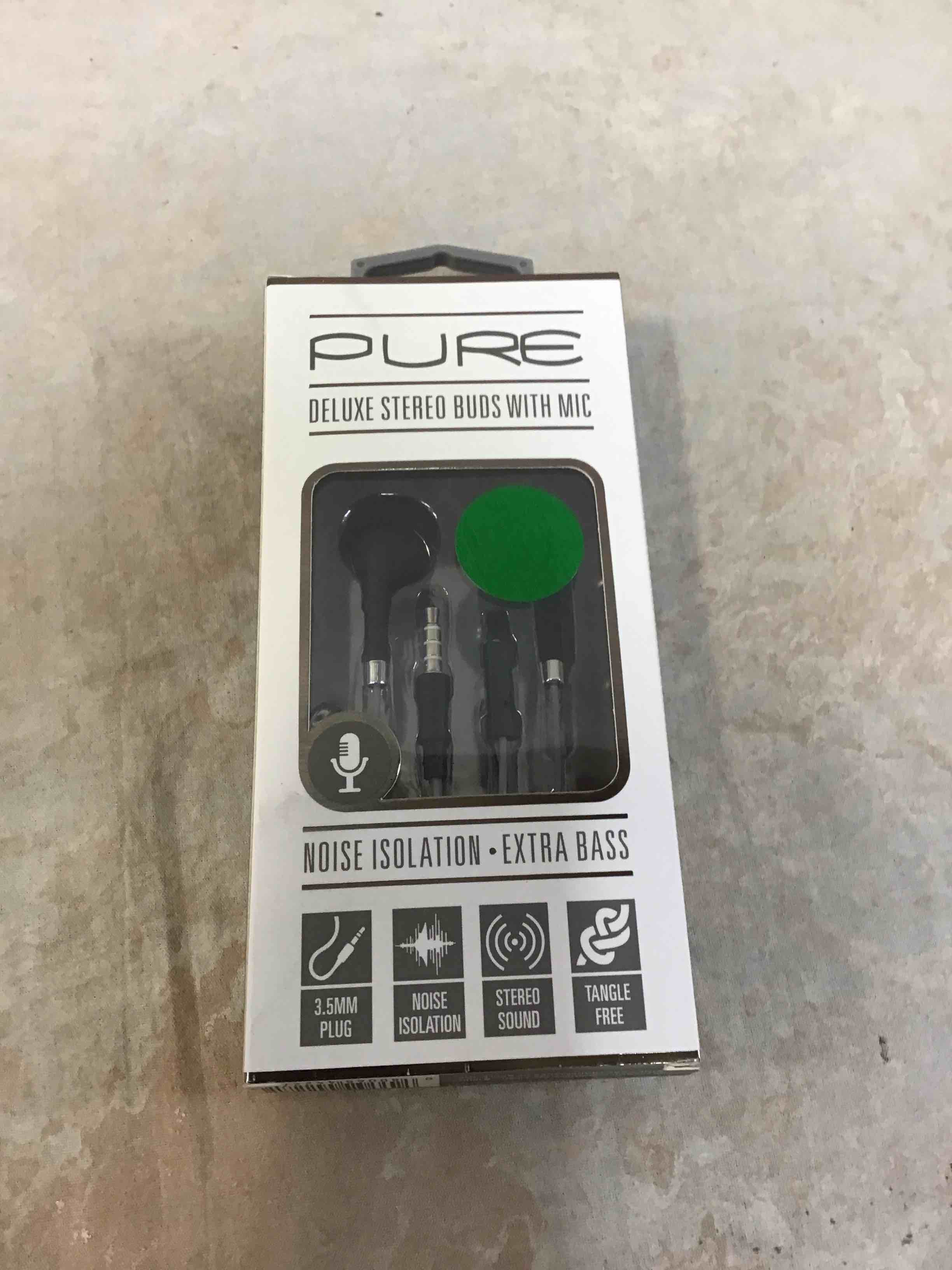 sentry hm227 pure series stereo in-ear buds with in-line mic assortment