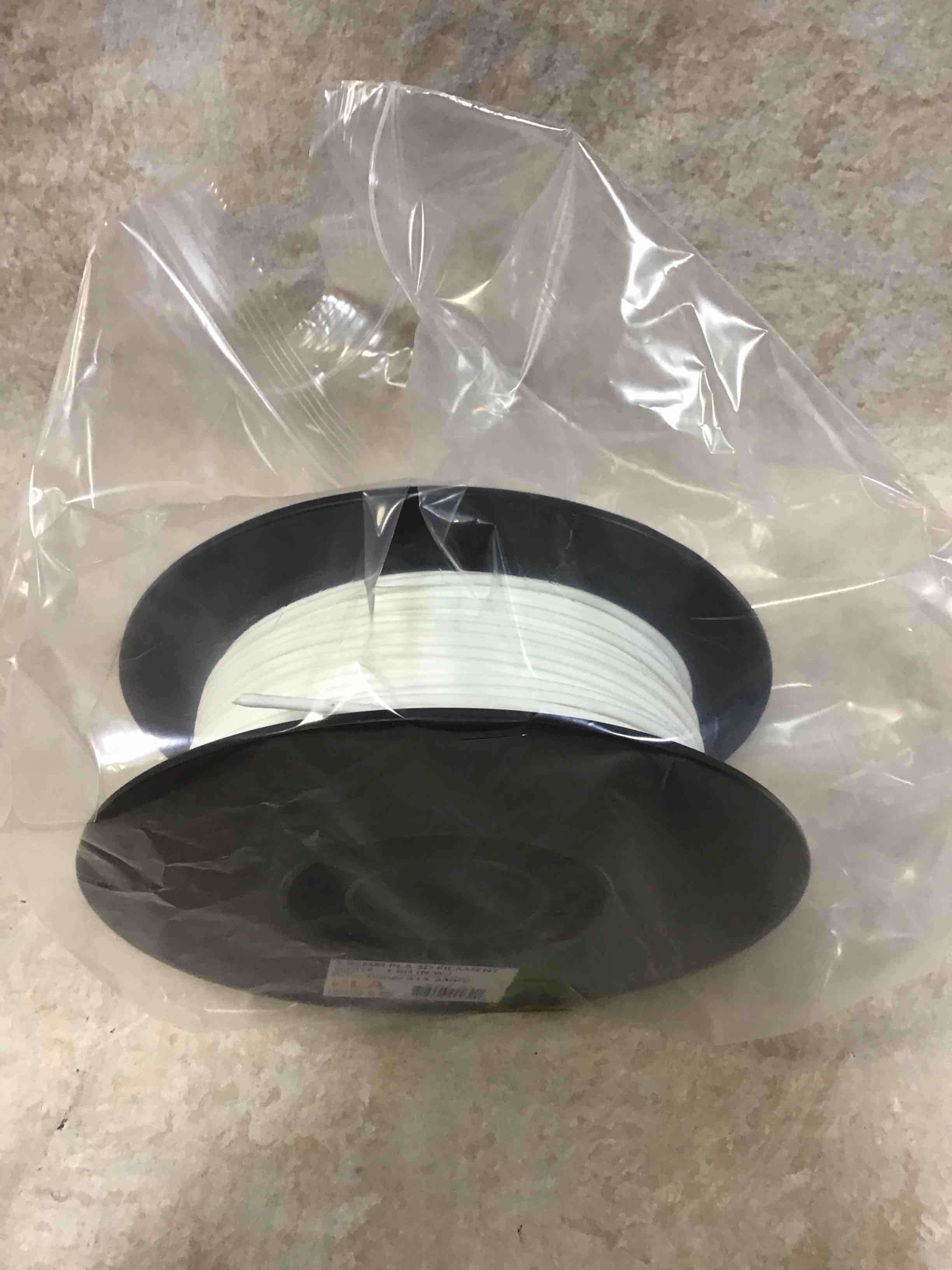 Condition photo showing Good Condition for inland 3mm white pla 3d printer filament - 1kg spool (2.2 lbs)