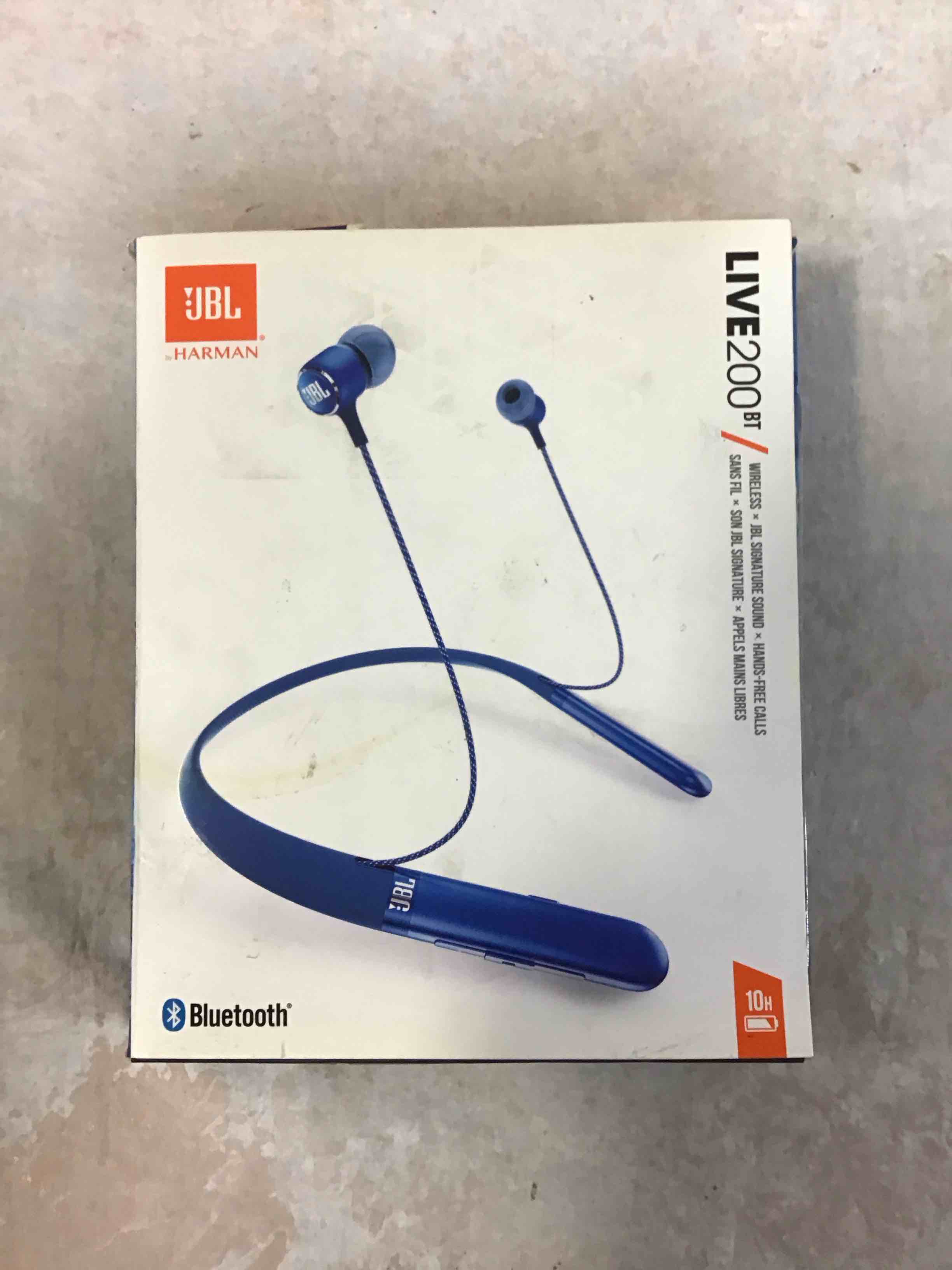 Condition photo showing Good Condition for jbl live 200bt wireless in-ear neckband headphones