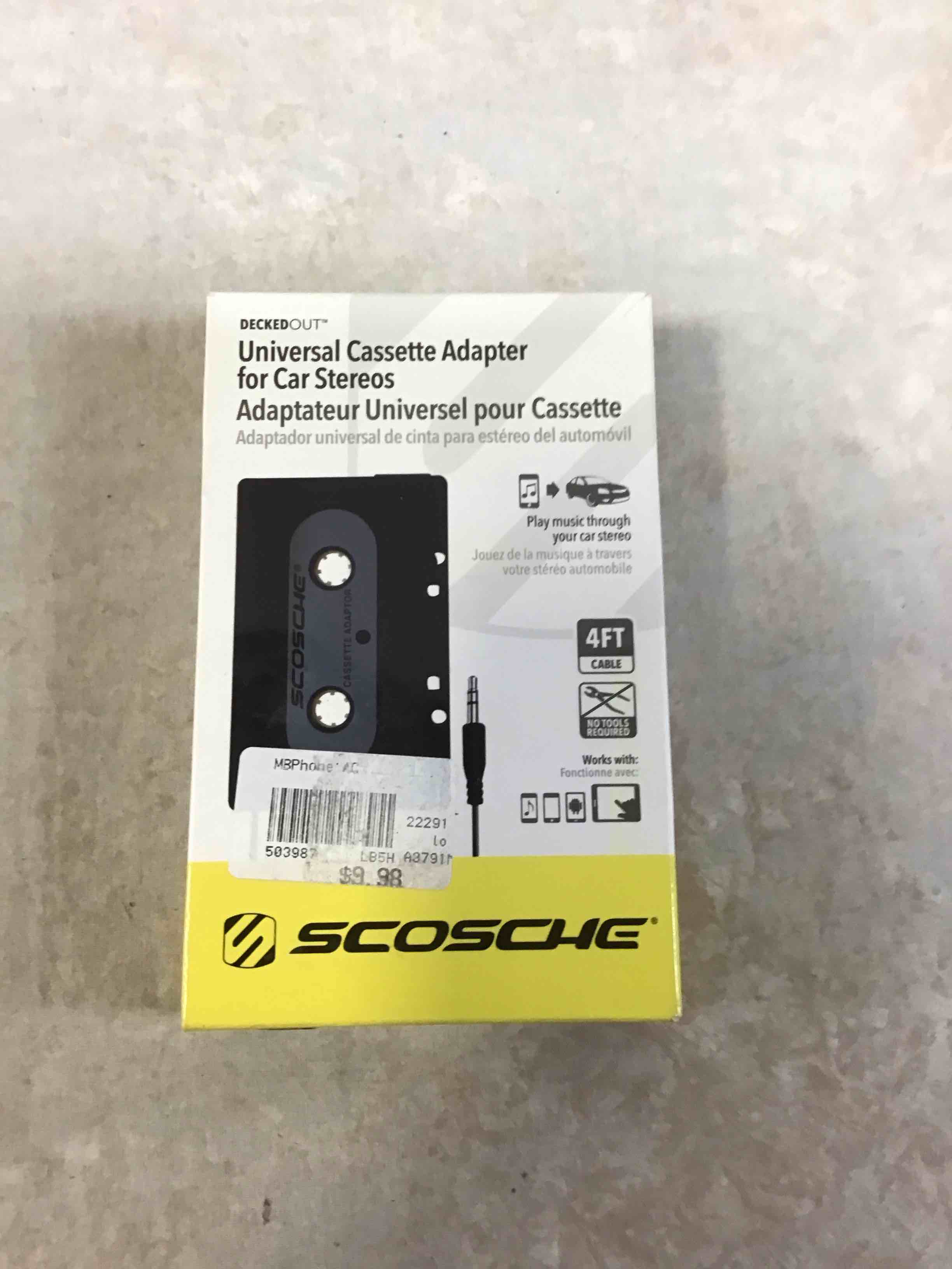 Condition photo showing Good Condition for scosche fm mp3 to cassette adapter pca2