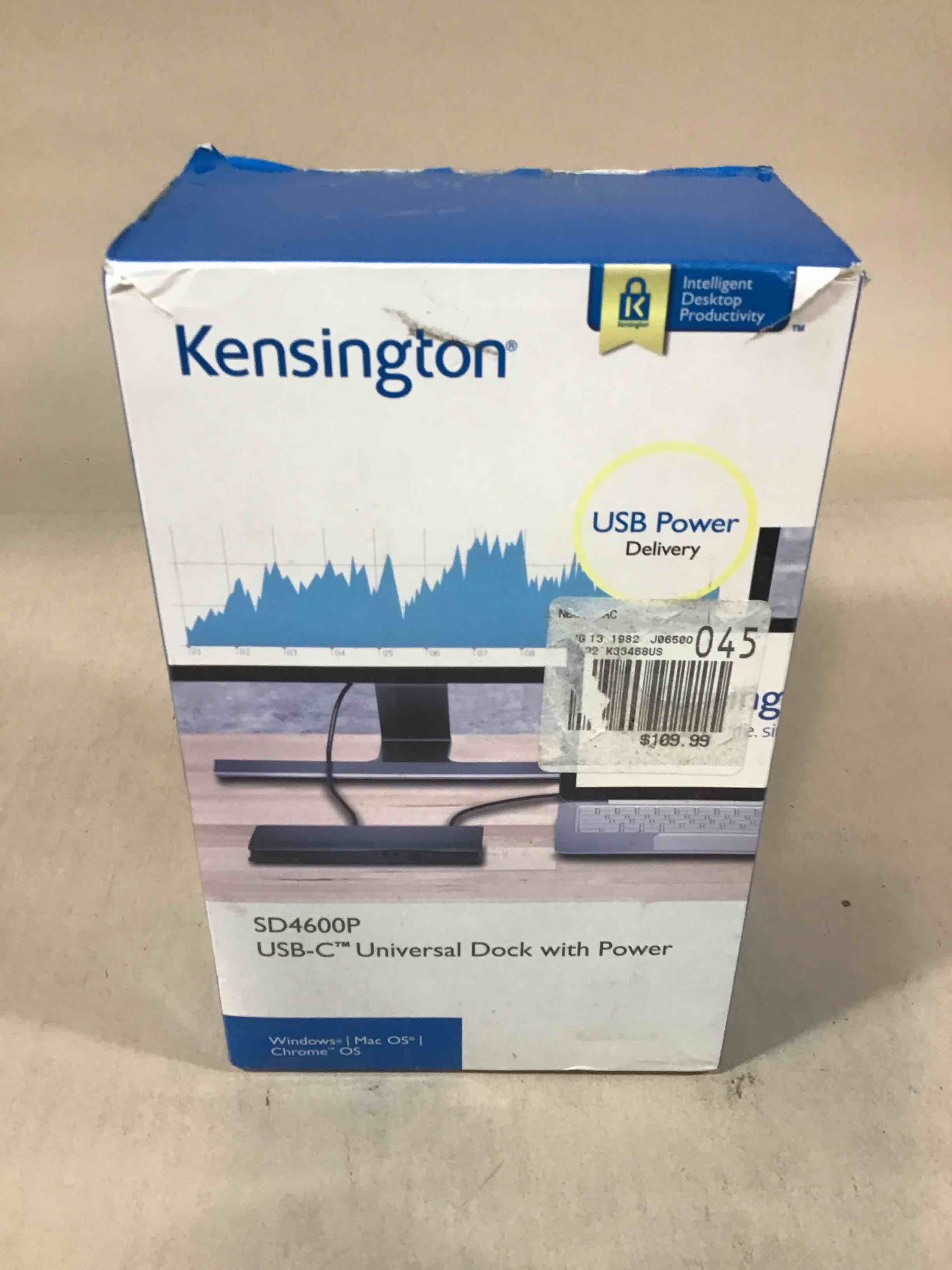 Condition photo showing Good Condition for kensington sd4600p usb-c docking station