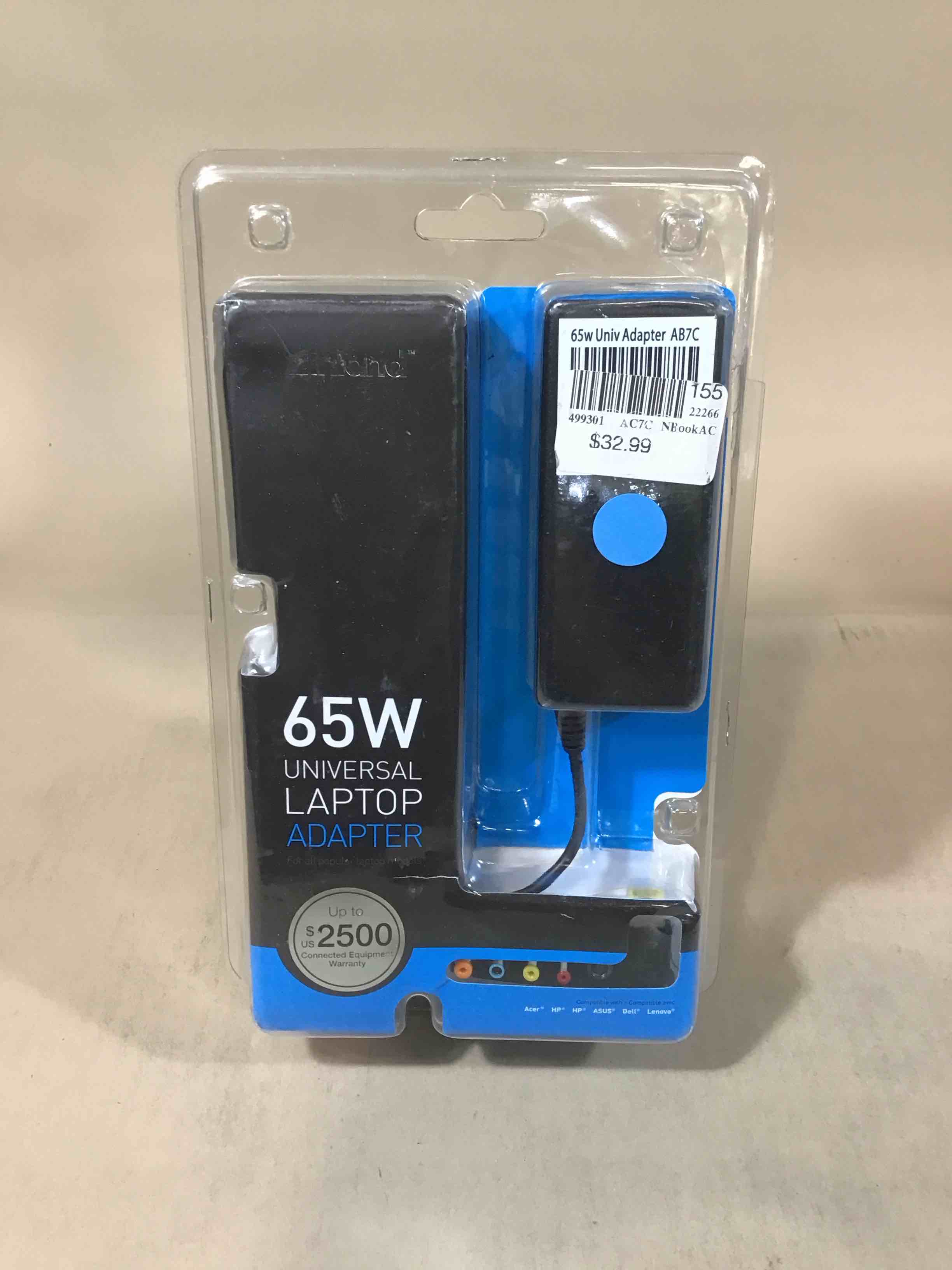 inland 65w universal laptop adapter 