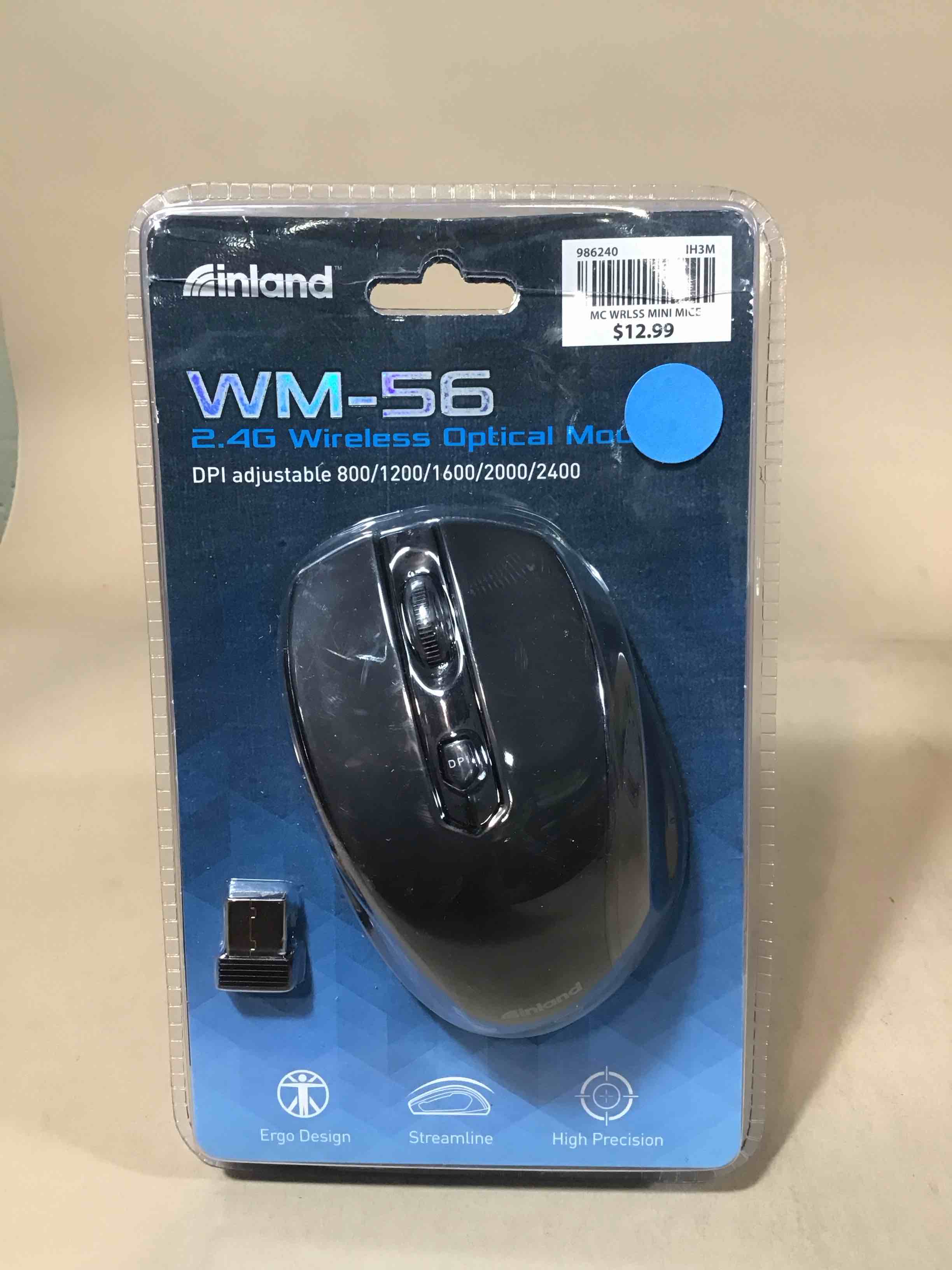 Condition photo showing Good Condition for inland wm-56 wireless optical mouse