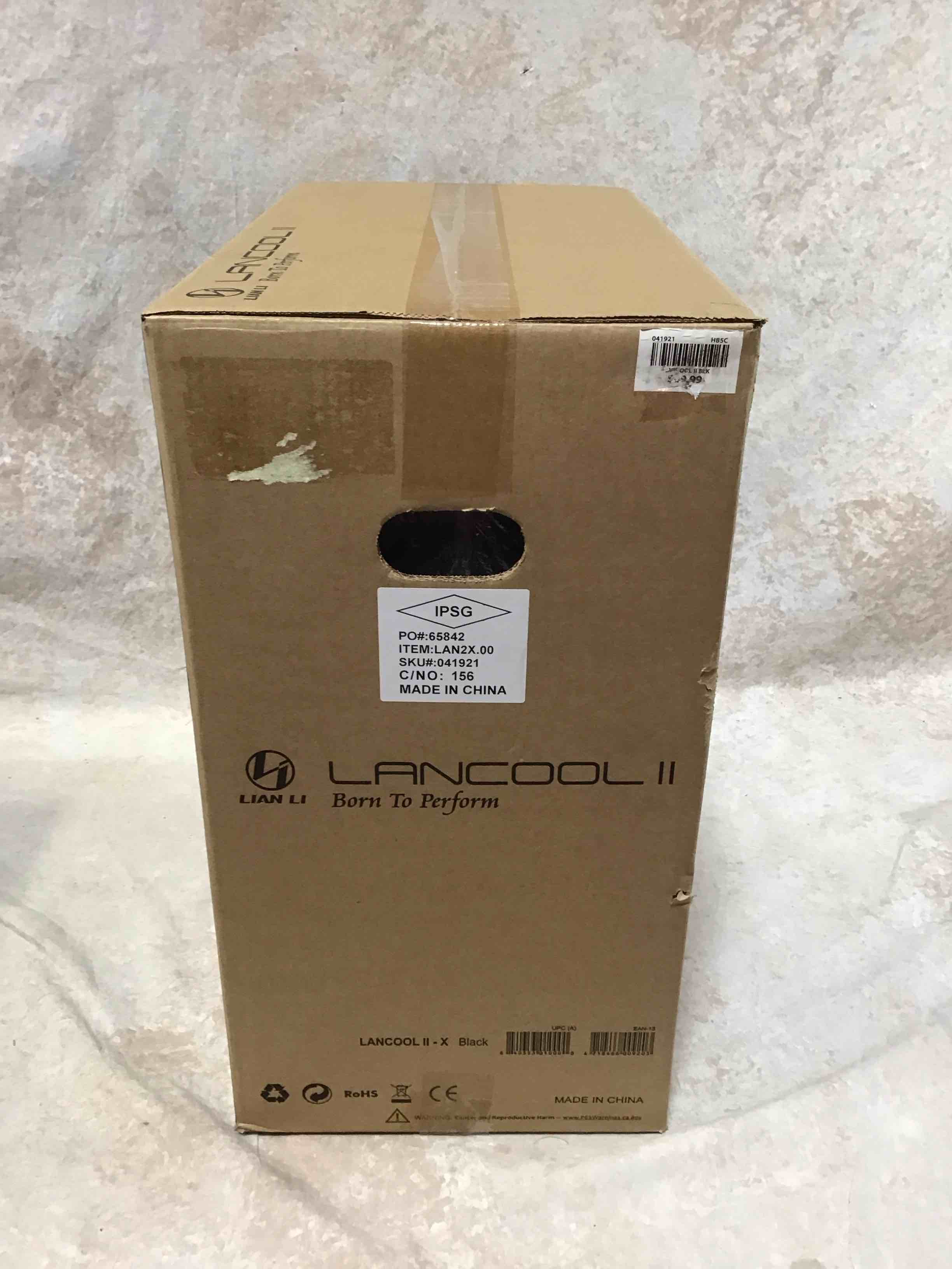Condition photo showing New/Like New for lancool ii - x - tower - extended atx - no power supply - black - usb/audio