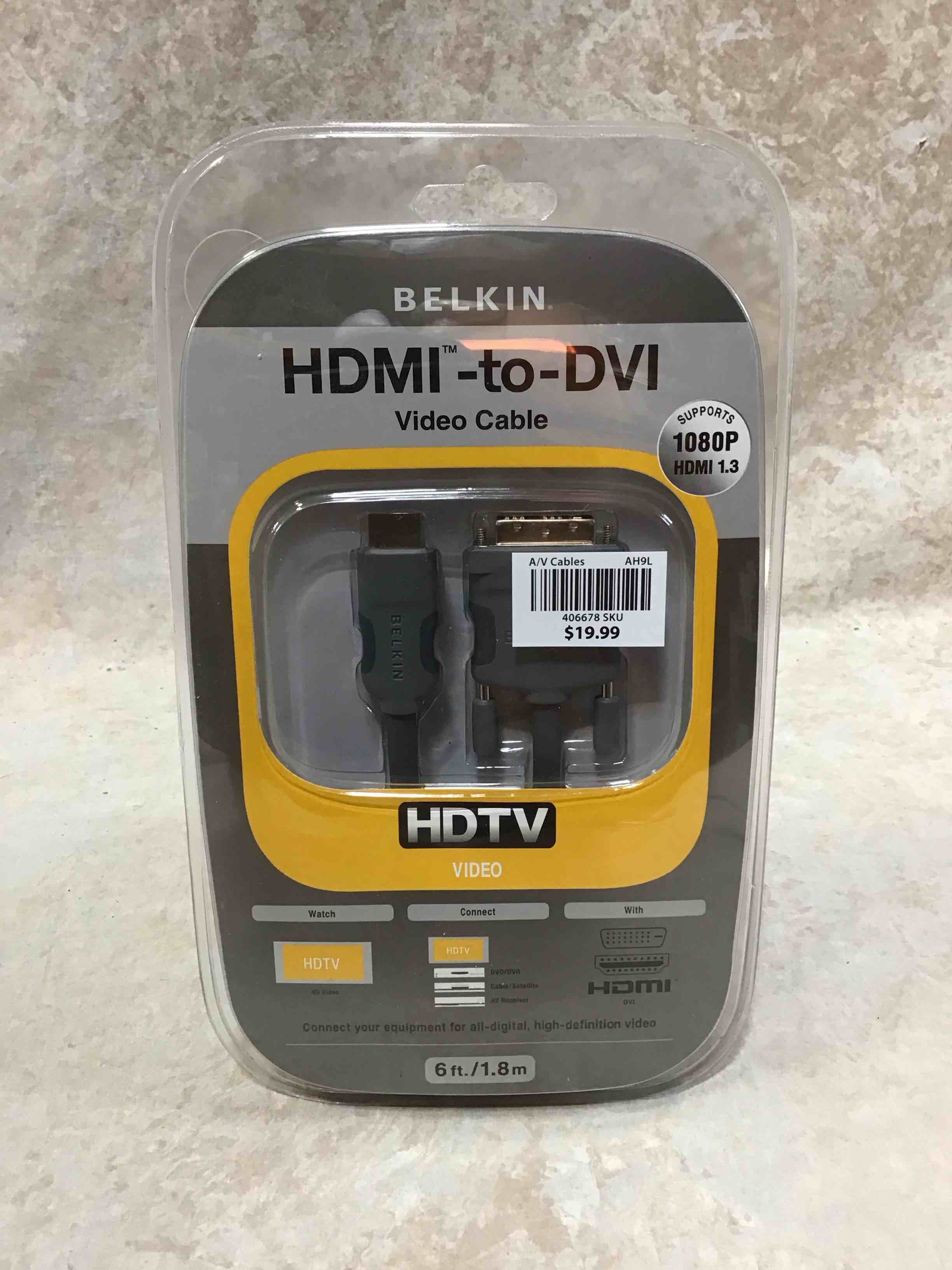Condition photo showing New/Like New for belkin hdmi to dvi-d cable