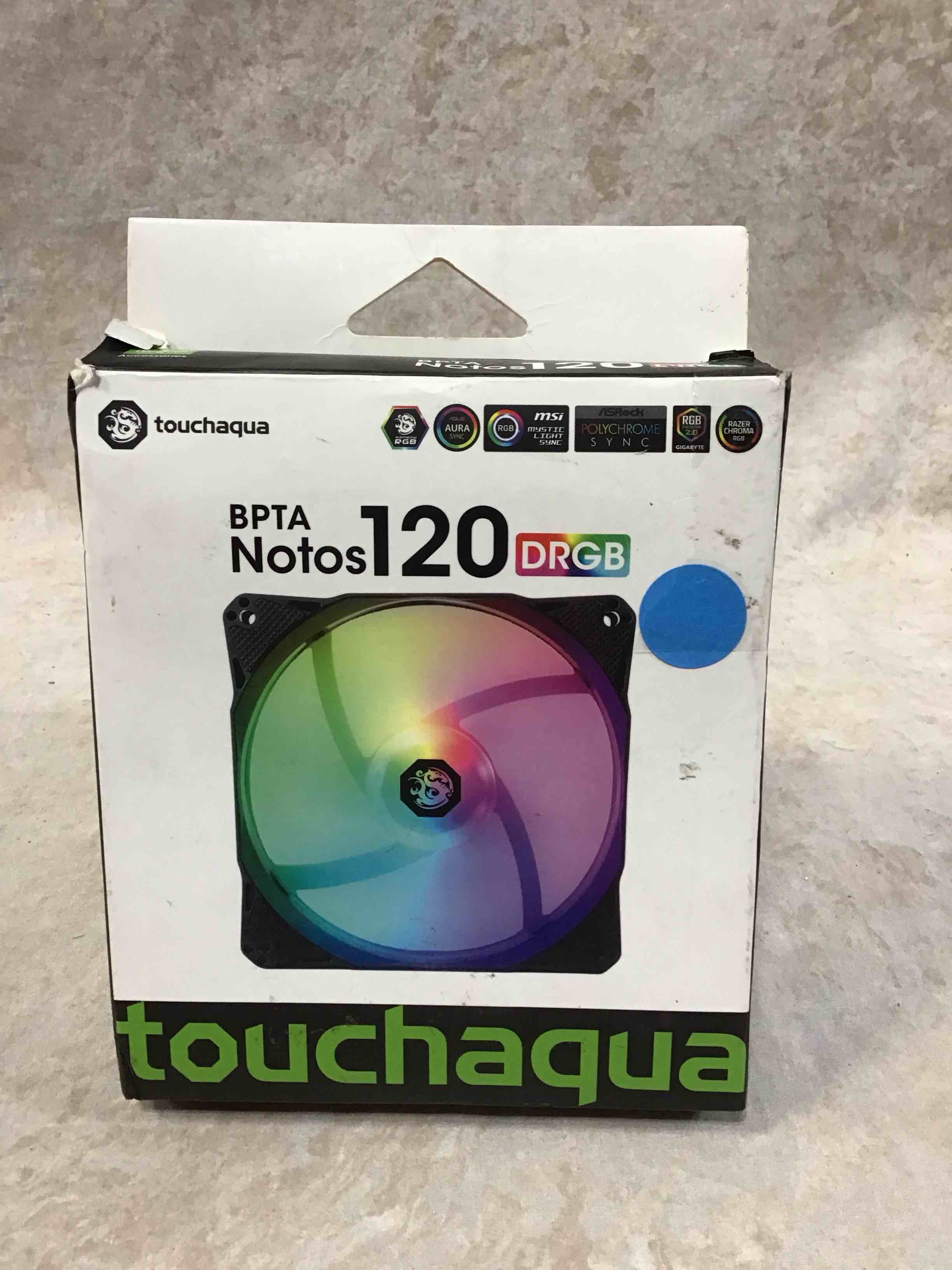 Condition photo showing Good Condition for bitspower notos 120mm case fan, drgb computer fan pwm pc cooling fan led high airflow 5v 3-pin addressable rgb 1800 rpm (1 pack)
