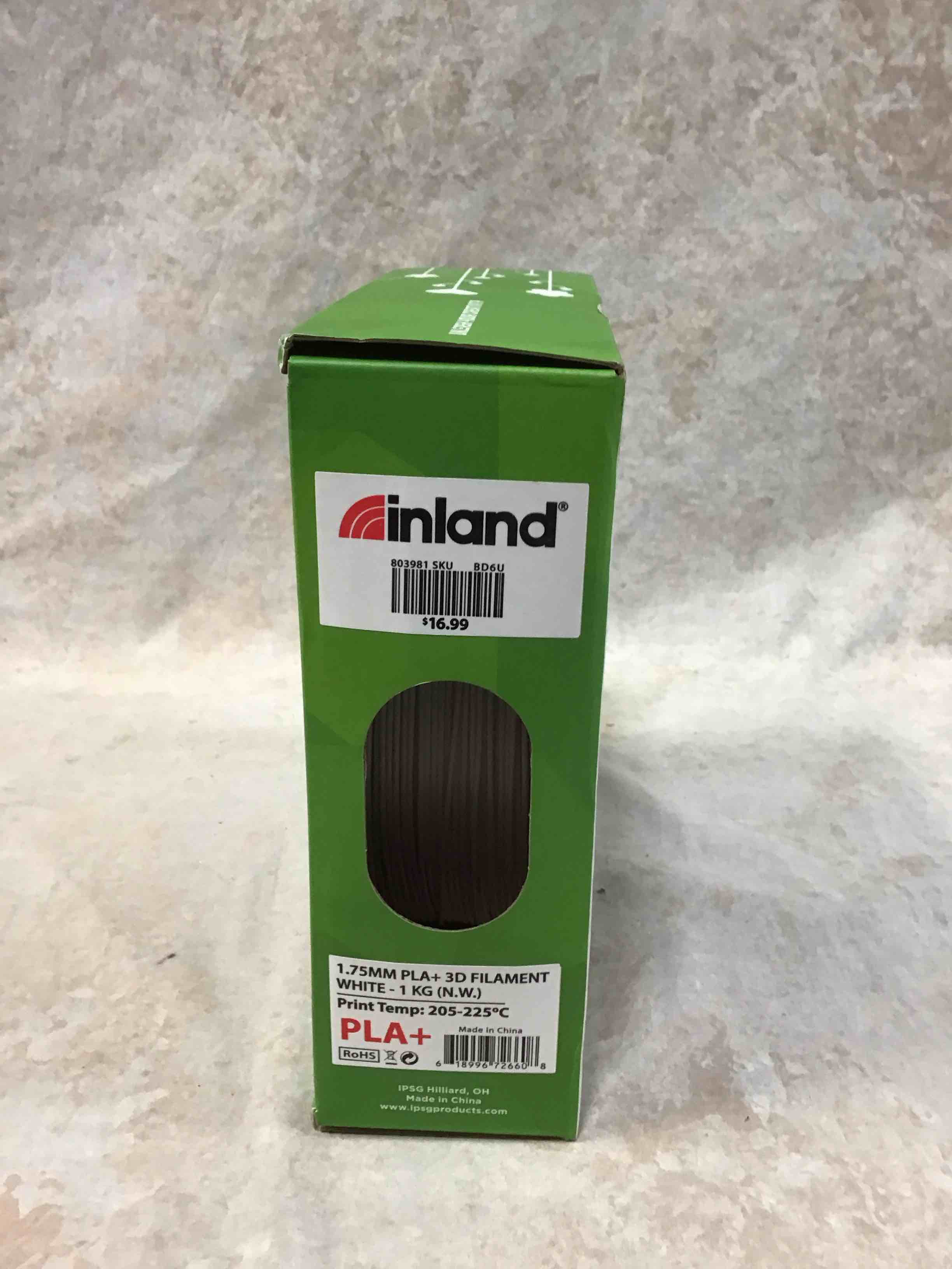 Condition photo showing Good Condition for inland pla+ white 3d printing filament 1.75mm