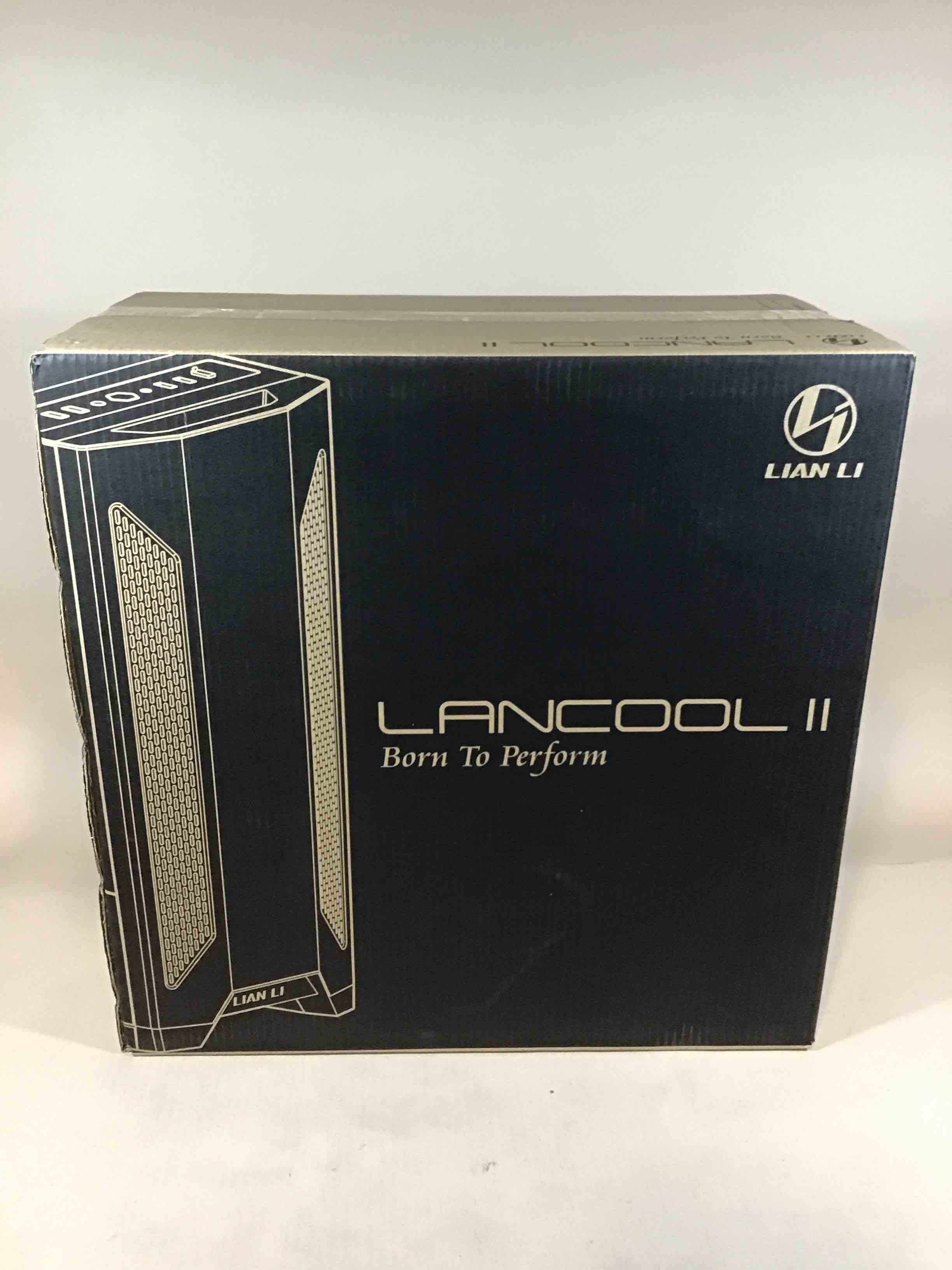 lancool ii - w - tower - extended atx - windowed side panel (tempered glass) - no power supply - white - usb/audio