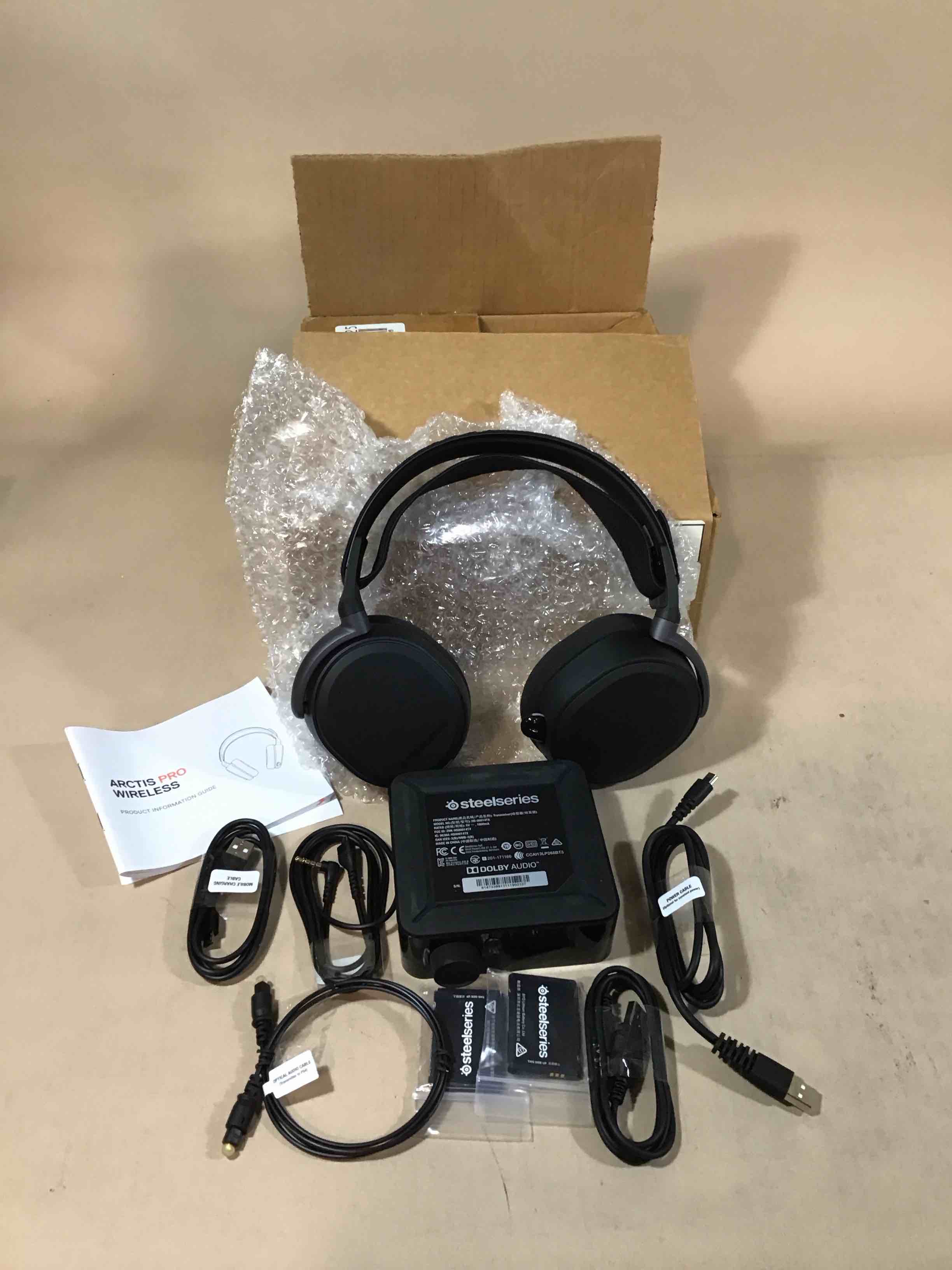 Condition photo showing Good Condition for recertified - steelseries arctis pro wireless high fidelity gaming headset- black