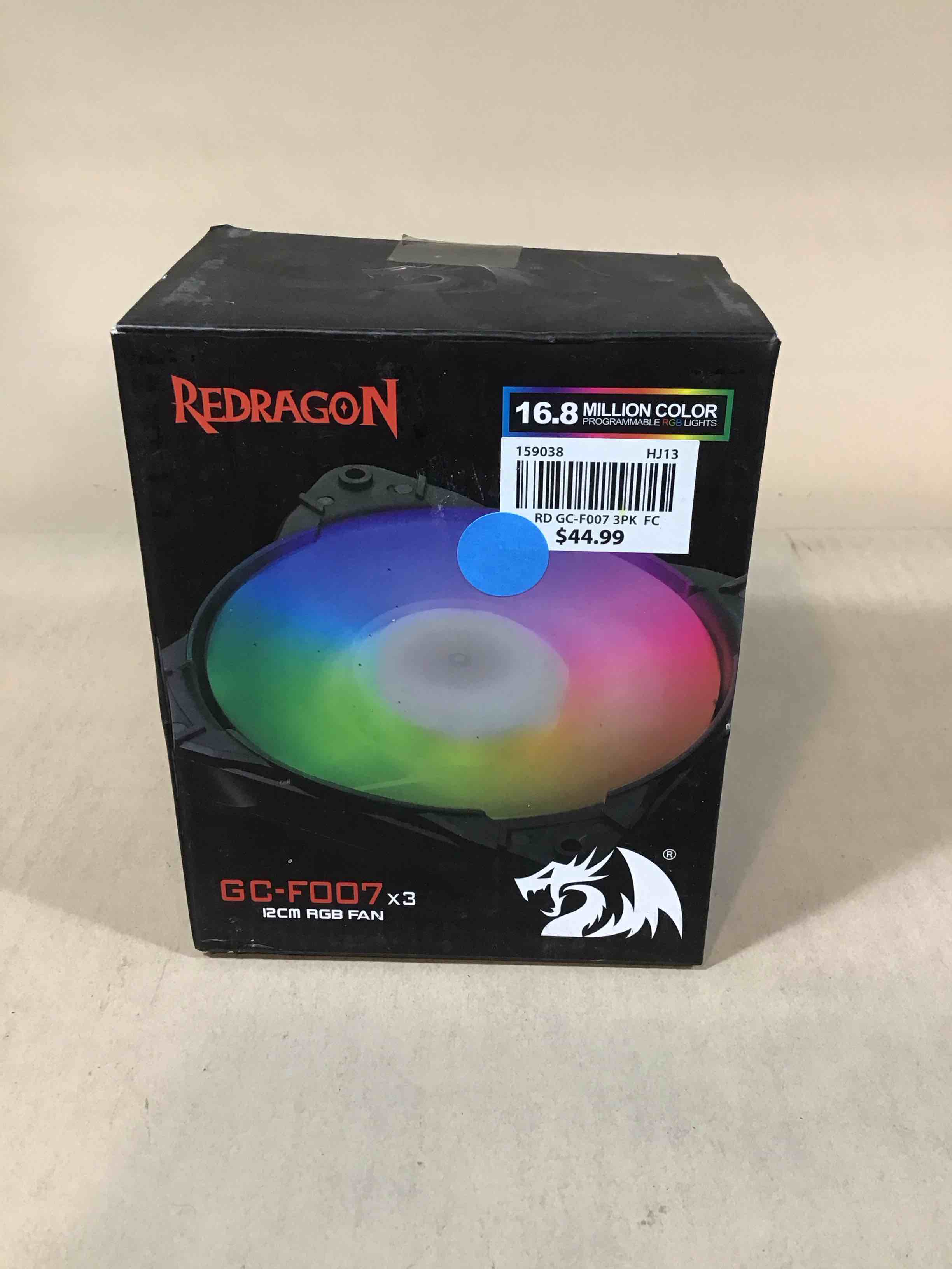 Condition photo showing New/Like New for redragon gc-f007 12cm rgb fans 
