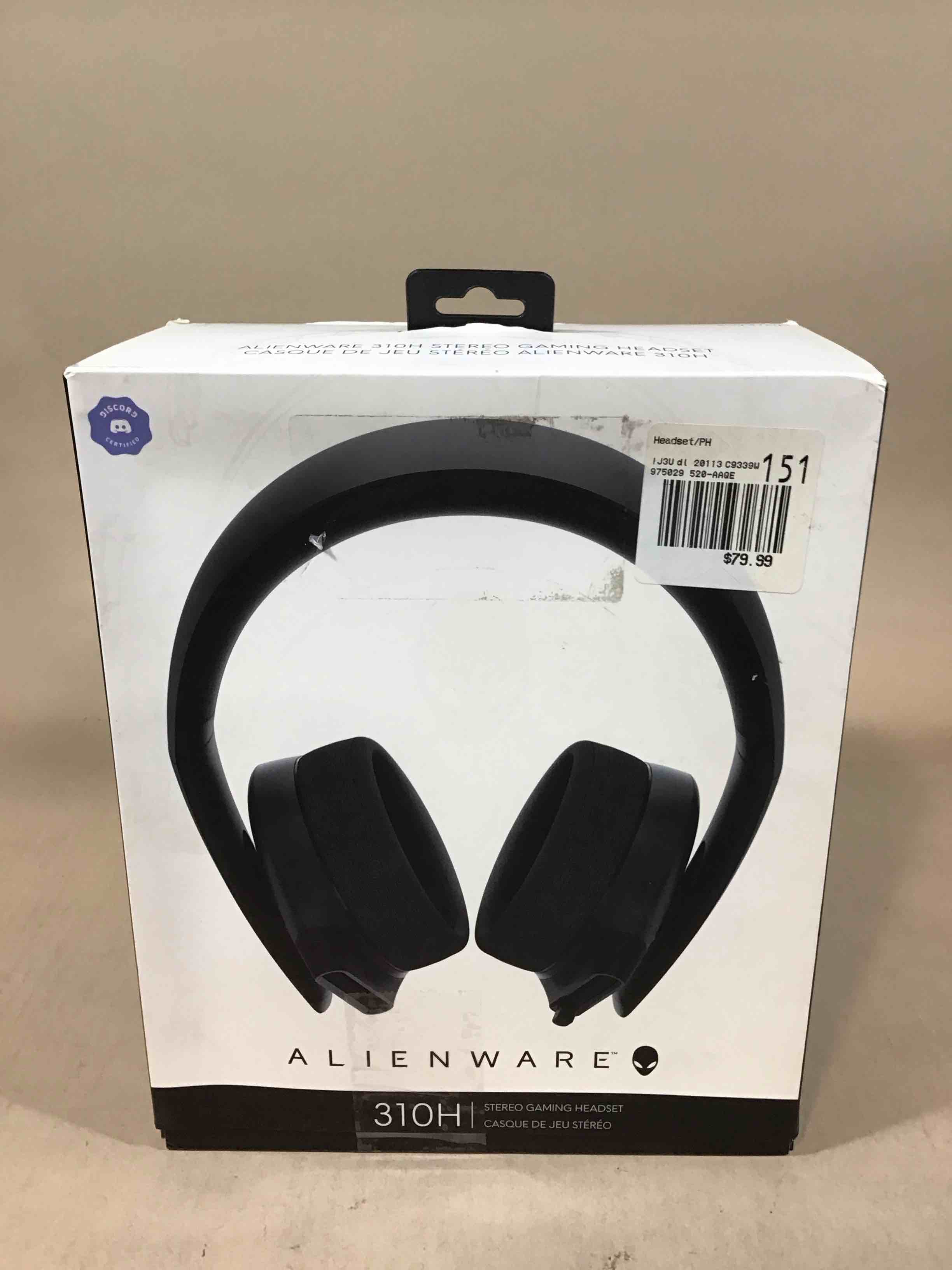 Condition photo showing Good Condition for alienware stereo gaming headset aw310h