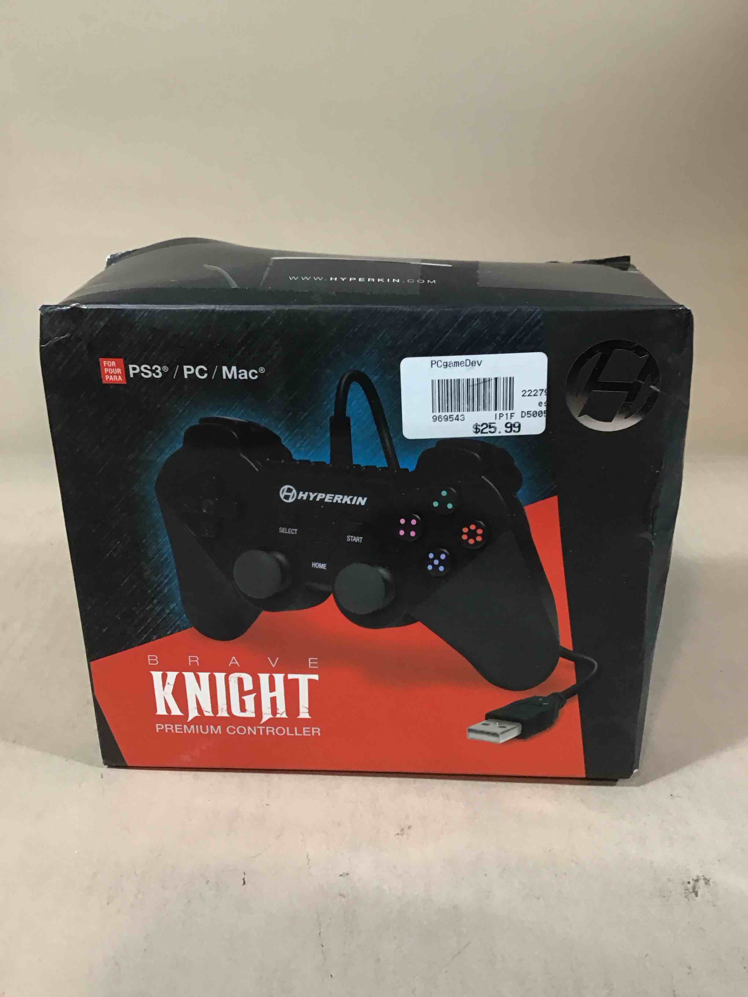 Condition photo showing Good Condition for hyperkin brave knight premium controller for ps3/ pc/ mac (black)
