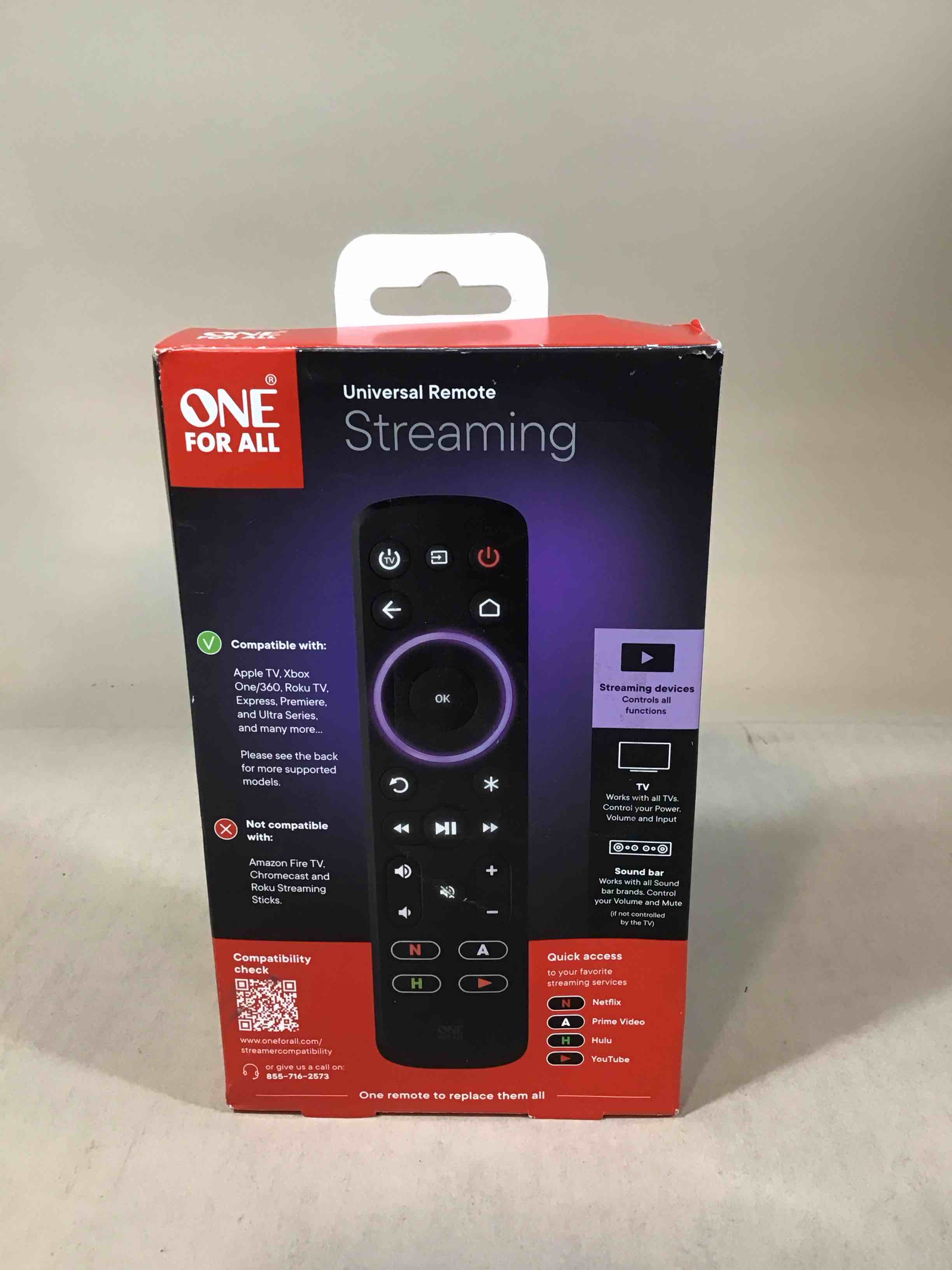 Condition photo showing New/Like New for one for all - streamer remote - black