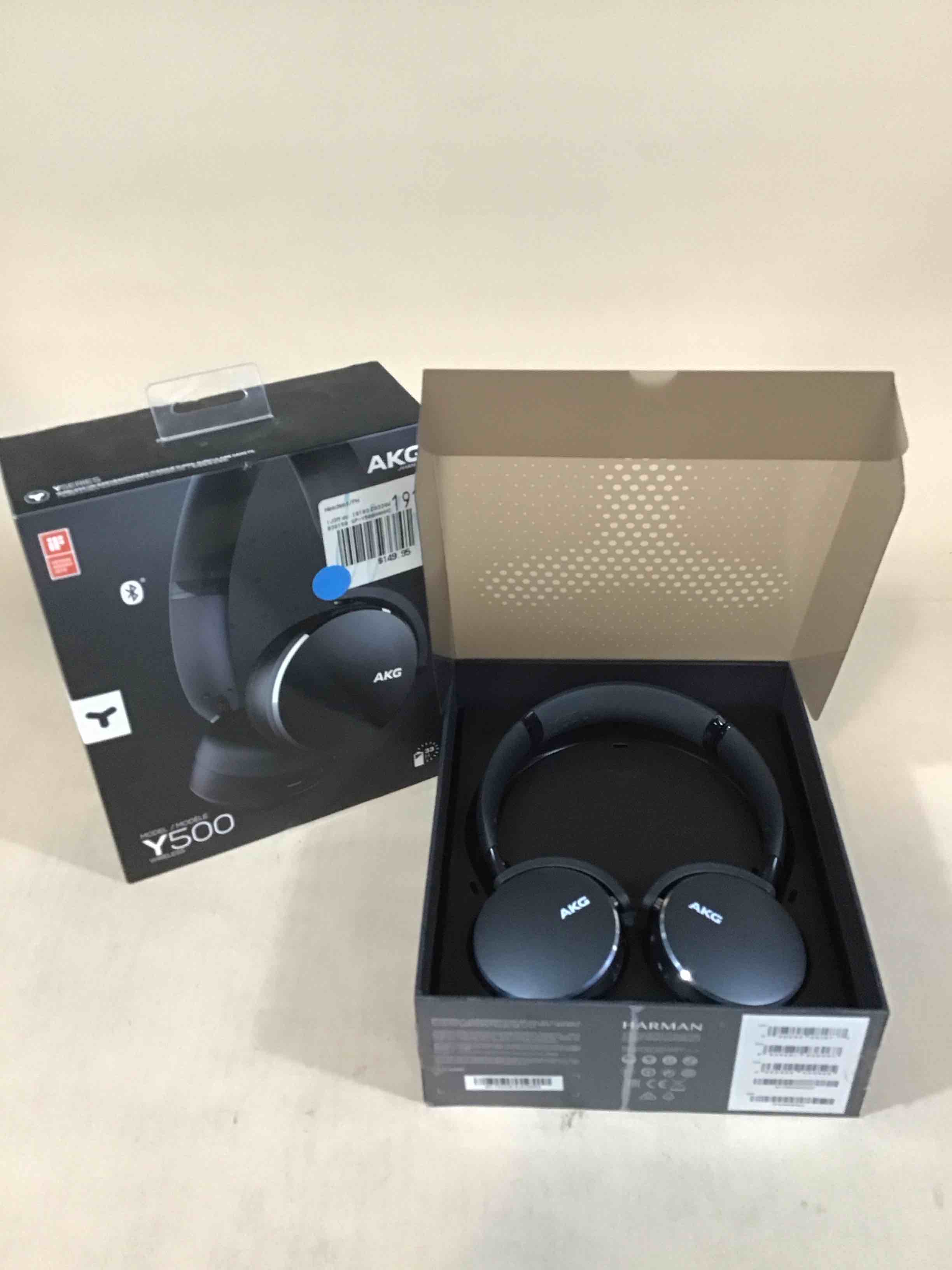 Condition photo showing Good Condition for akg y500 - headphones with mic - on-ear - bluetooth - wireless - black