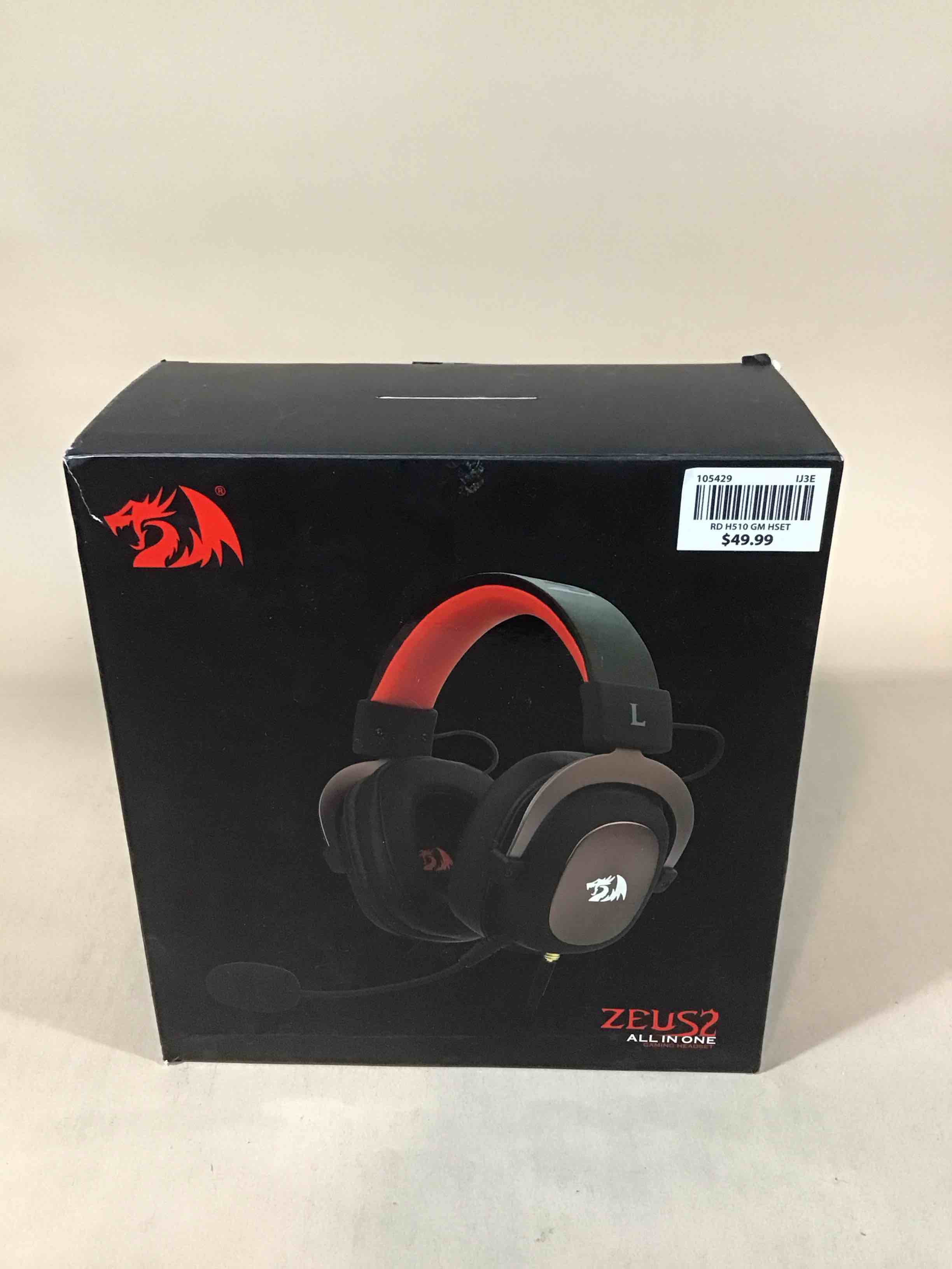 Condition photo showing Good Condition for redragon h510 zeus-x rgb wired gaming headset 53mm usb powered for pc/ps4/ns