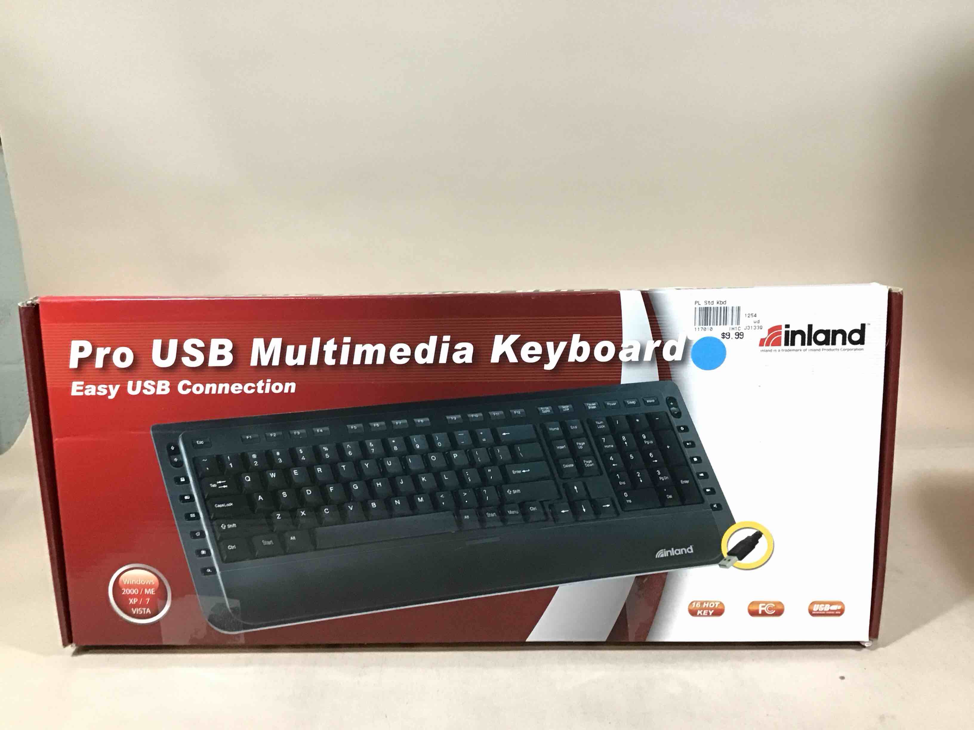 Condition photo showing Good Condition for inland multimedia usb keyboard, black