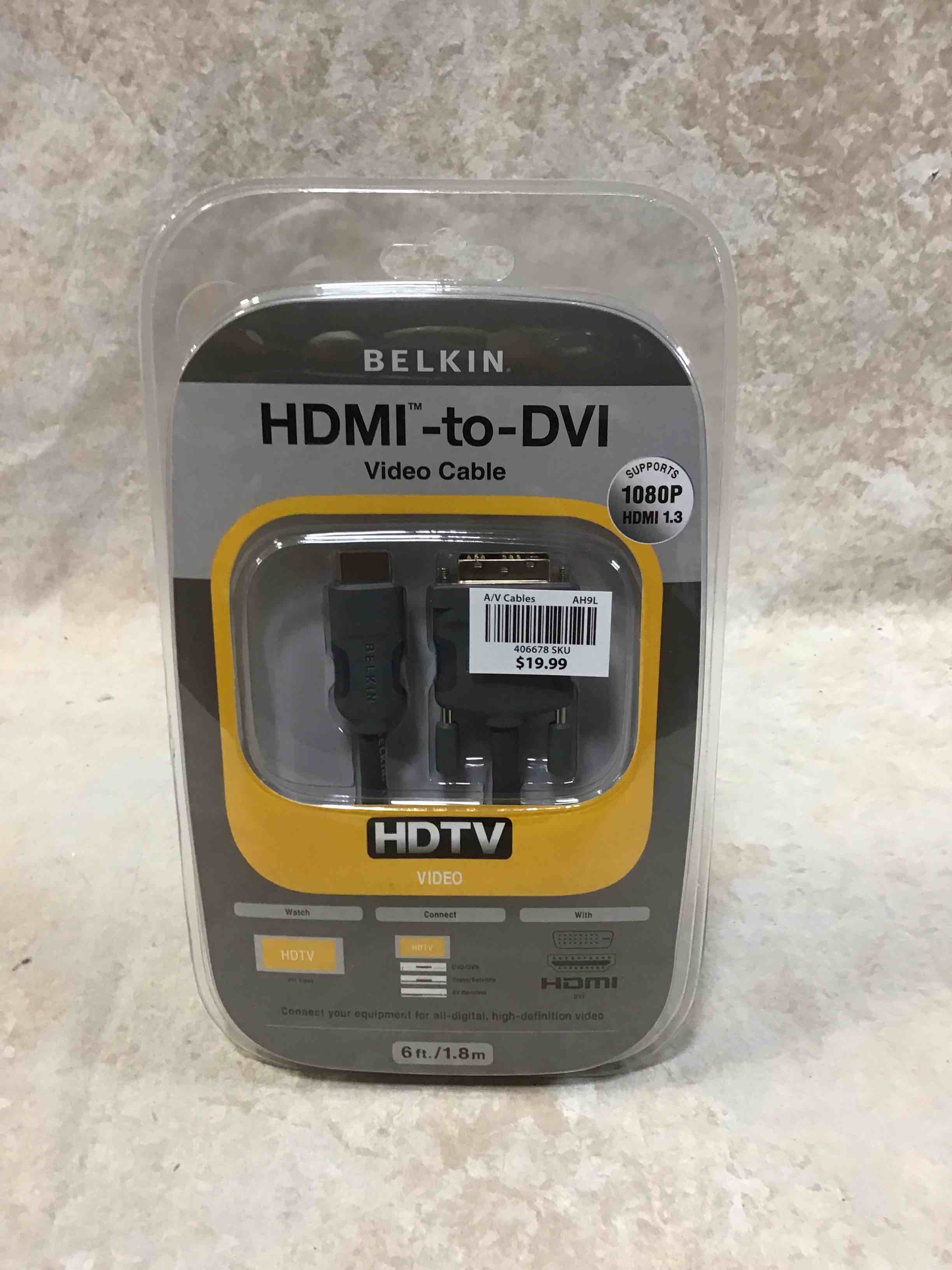 Condition photo showing New/Like New for belkin hdmi to dvi-d cable