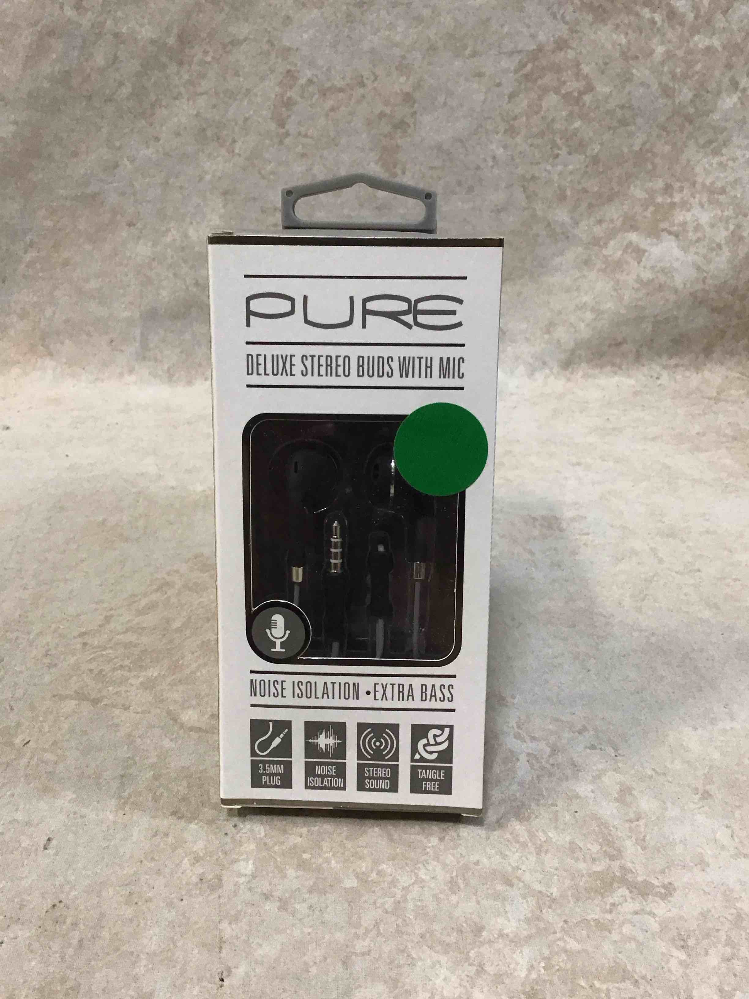 sentry hm227 pure series stereo in-ear buds with in-line mic assortment