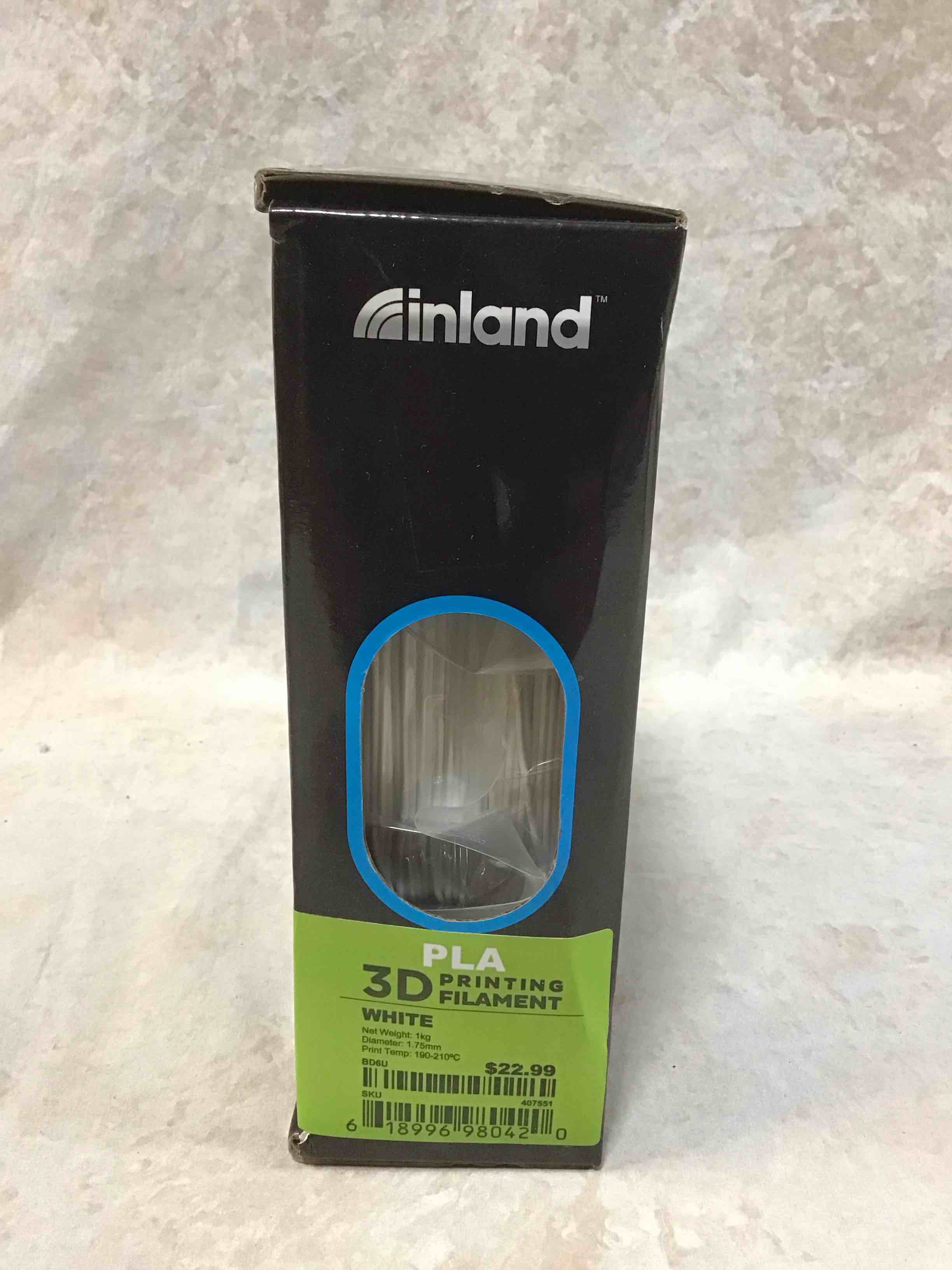 Condition photo showing New/Like New for inland 1.75mm white pla 3d printer filament - 1kg spool (2.2 lbs)