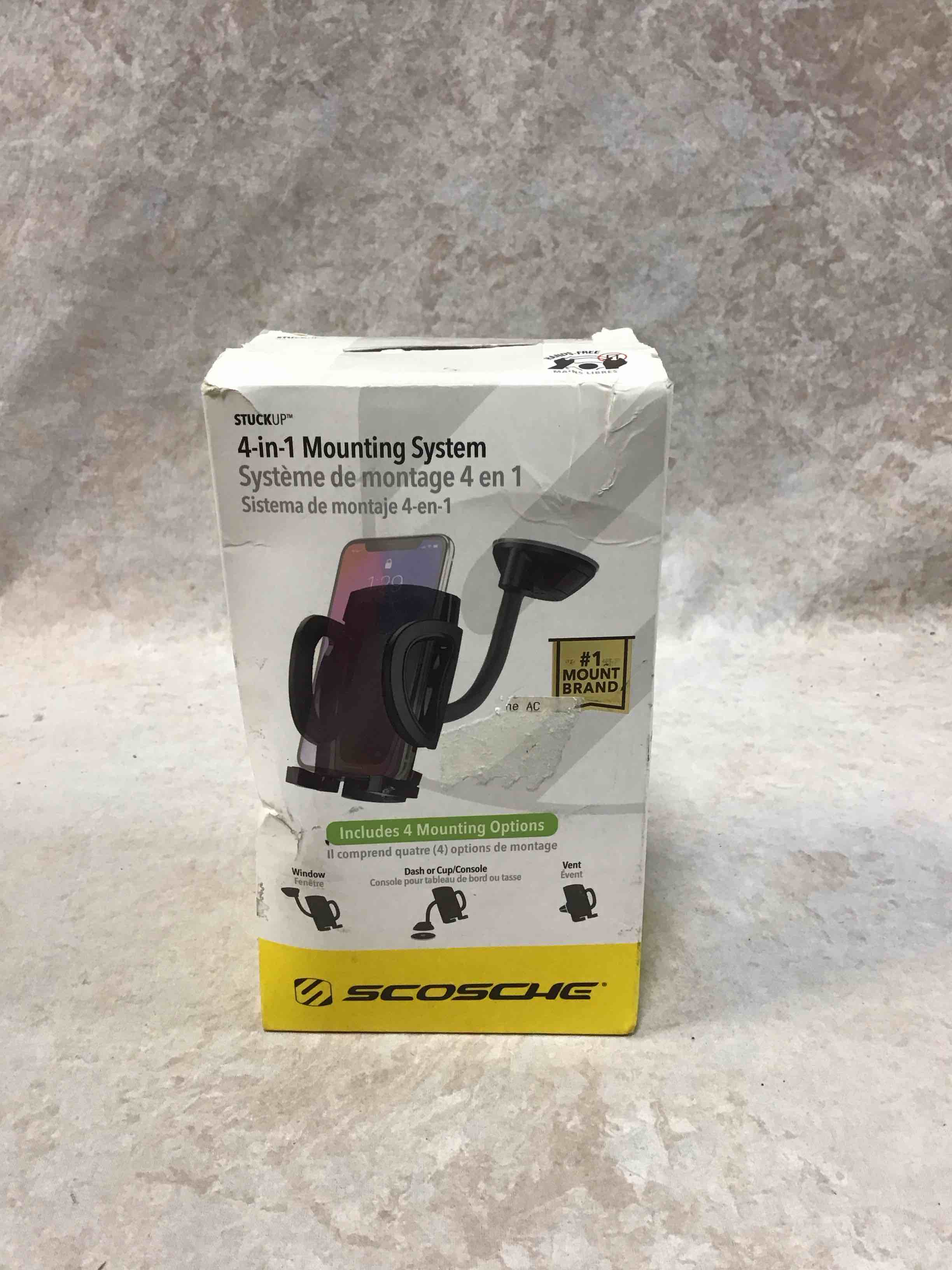 Condition photo showing Good Condition for scosche stuck up 4-in-1 universal mount ihw10