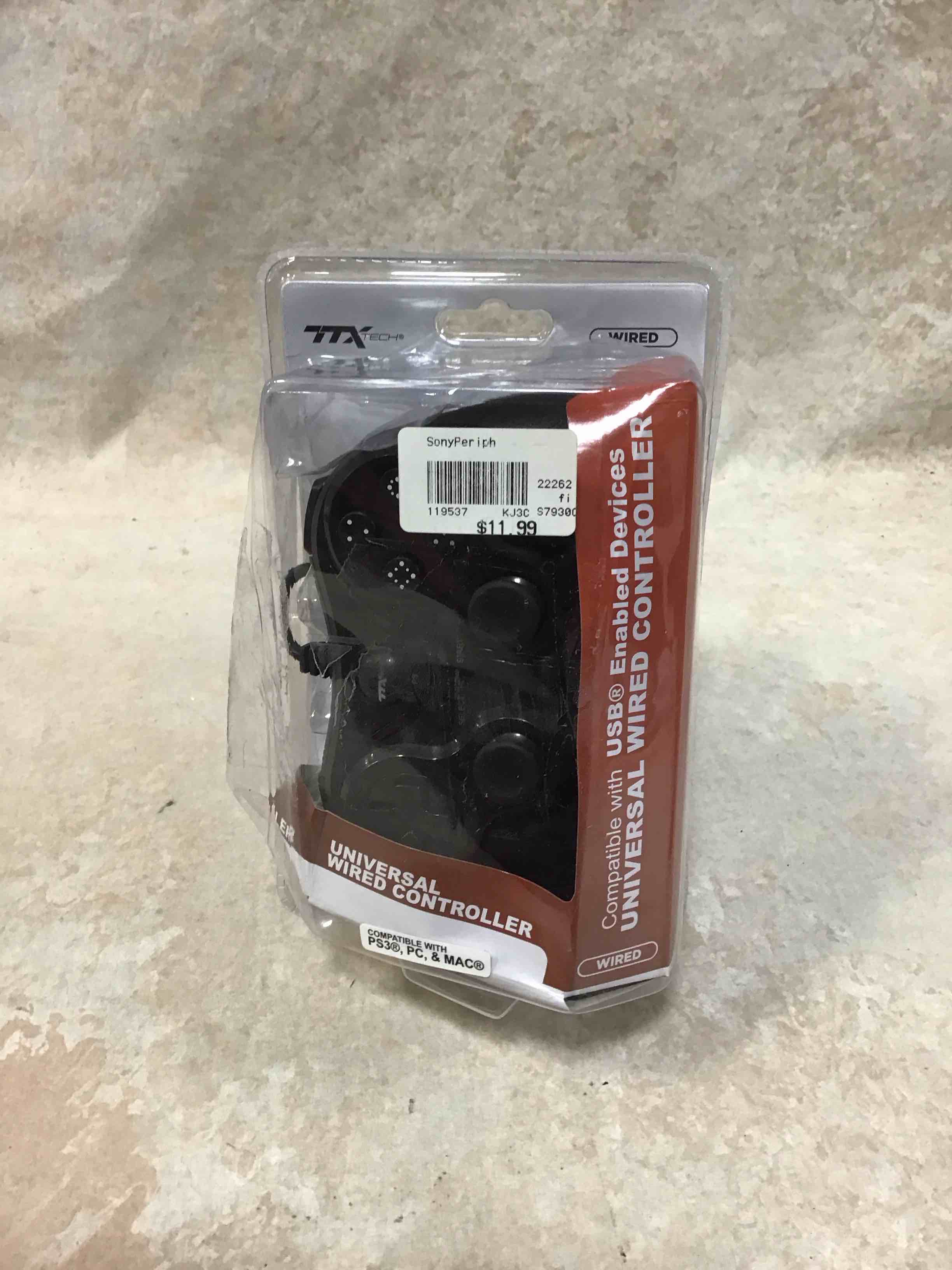 Condition photo showing Good Condition for ps3/pc black usb wired controller ttx tech