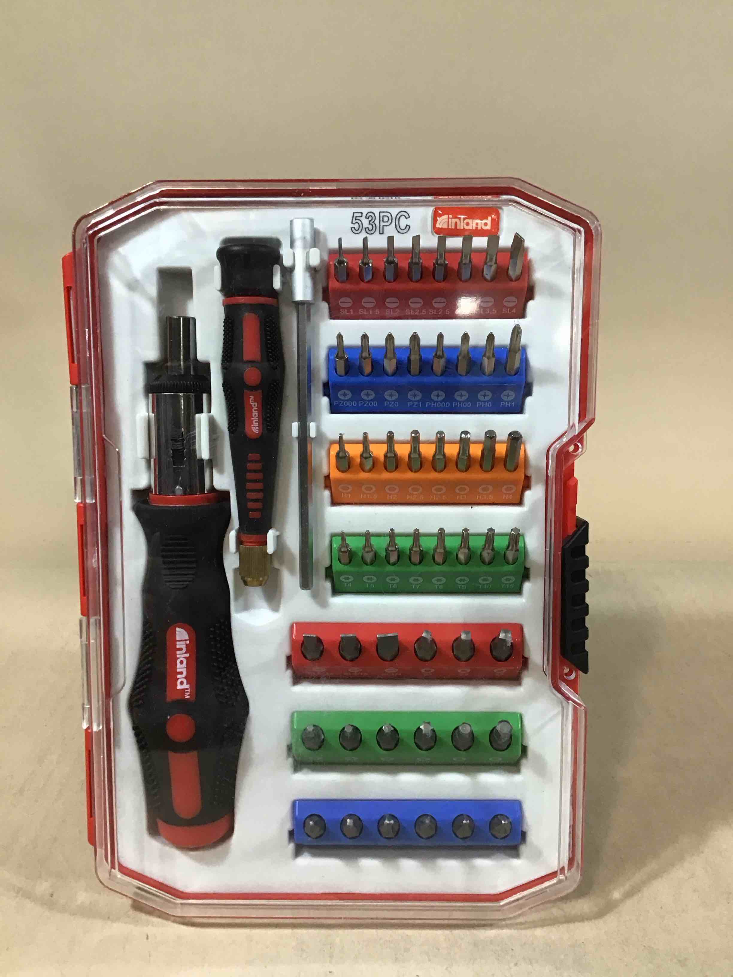 inland tool set 76-523-n12 53 piece
