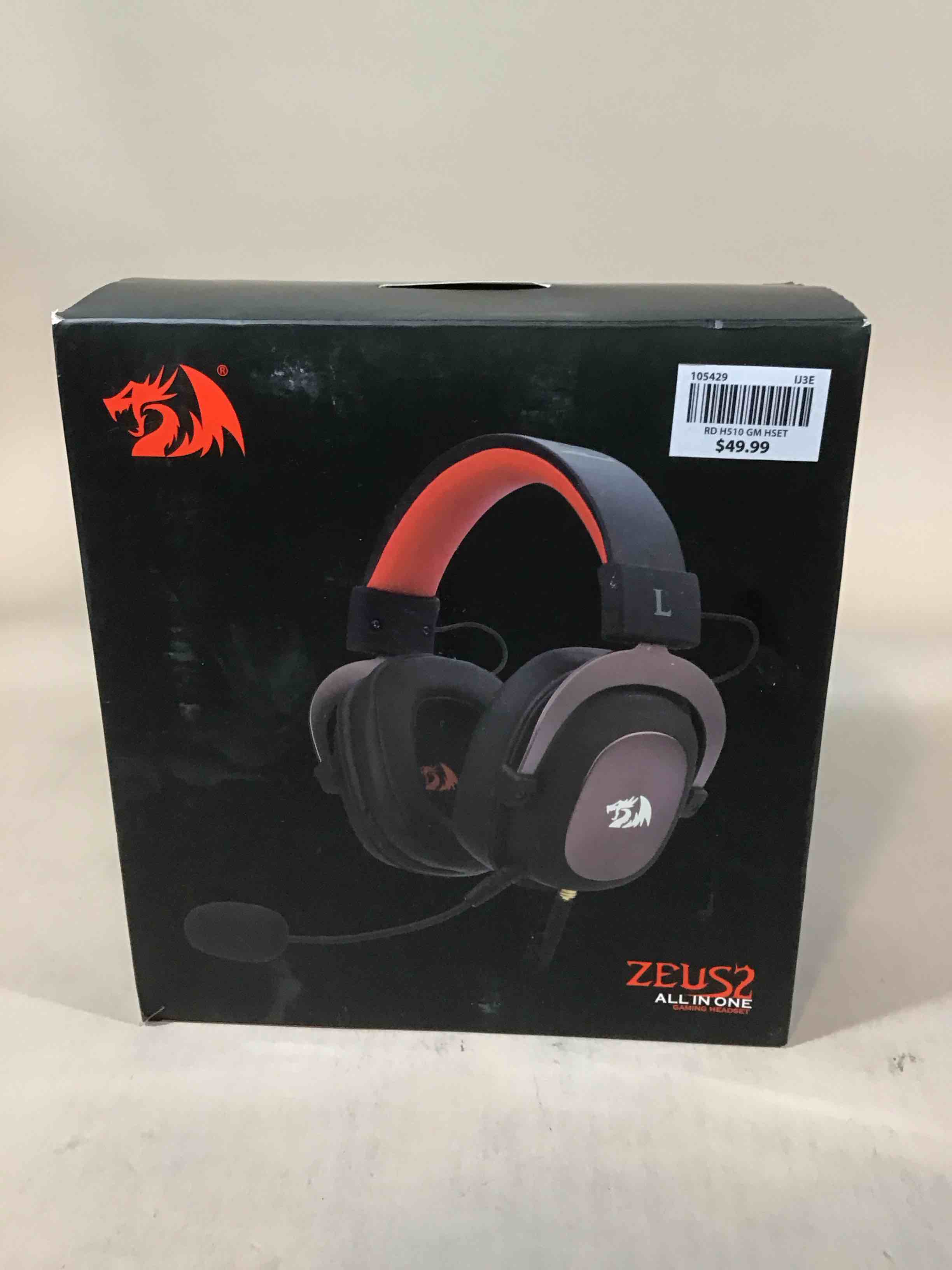 Condition photo showing Good Condition for redragon h510 zeus-x rgb wired gaming headset 53mm usb powered for pc/ps4/ns
