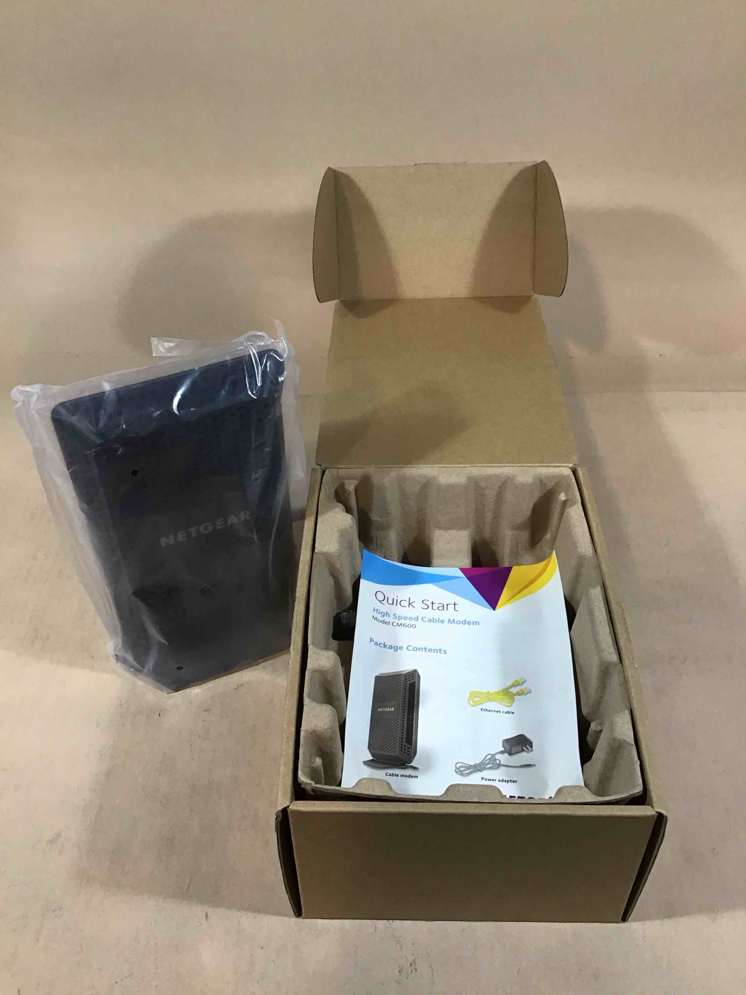 Condition photo showing Good Condition for netgear cm600 high speed cable modem 