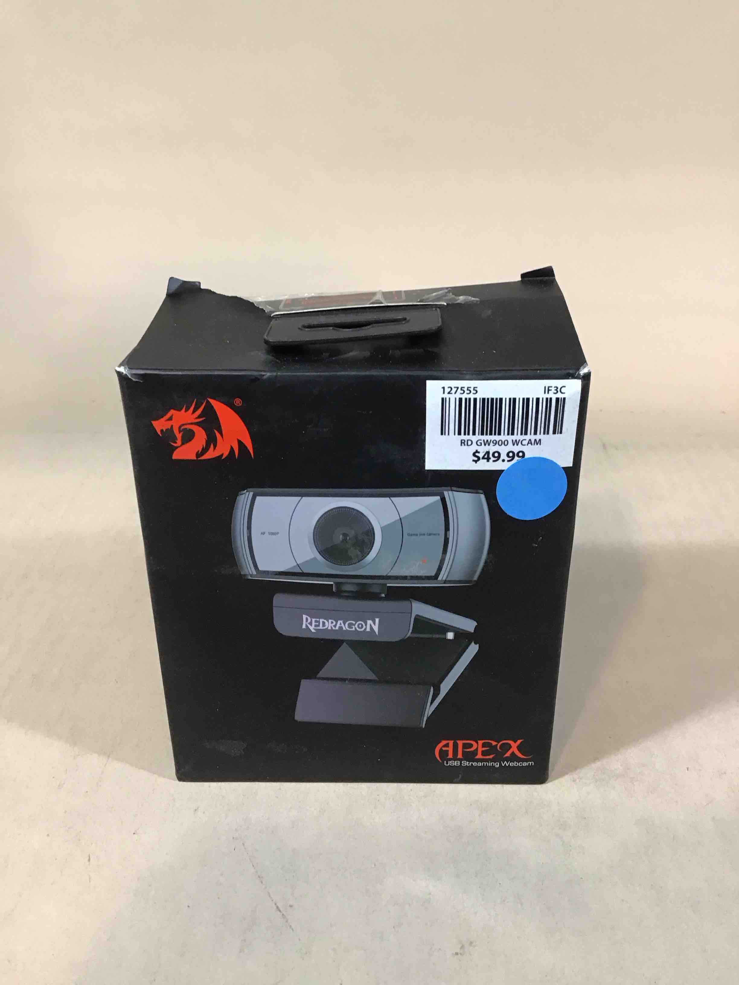 Condition photo showing Good Condition for redragon apex usb streaming webcam