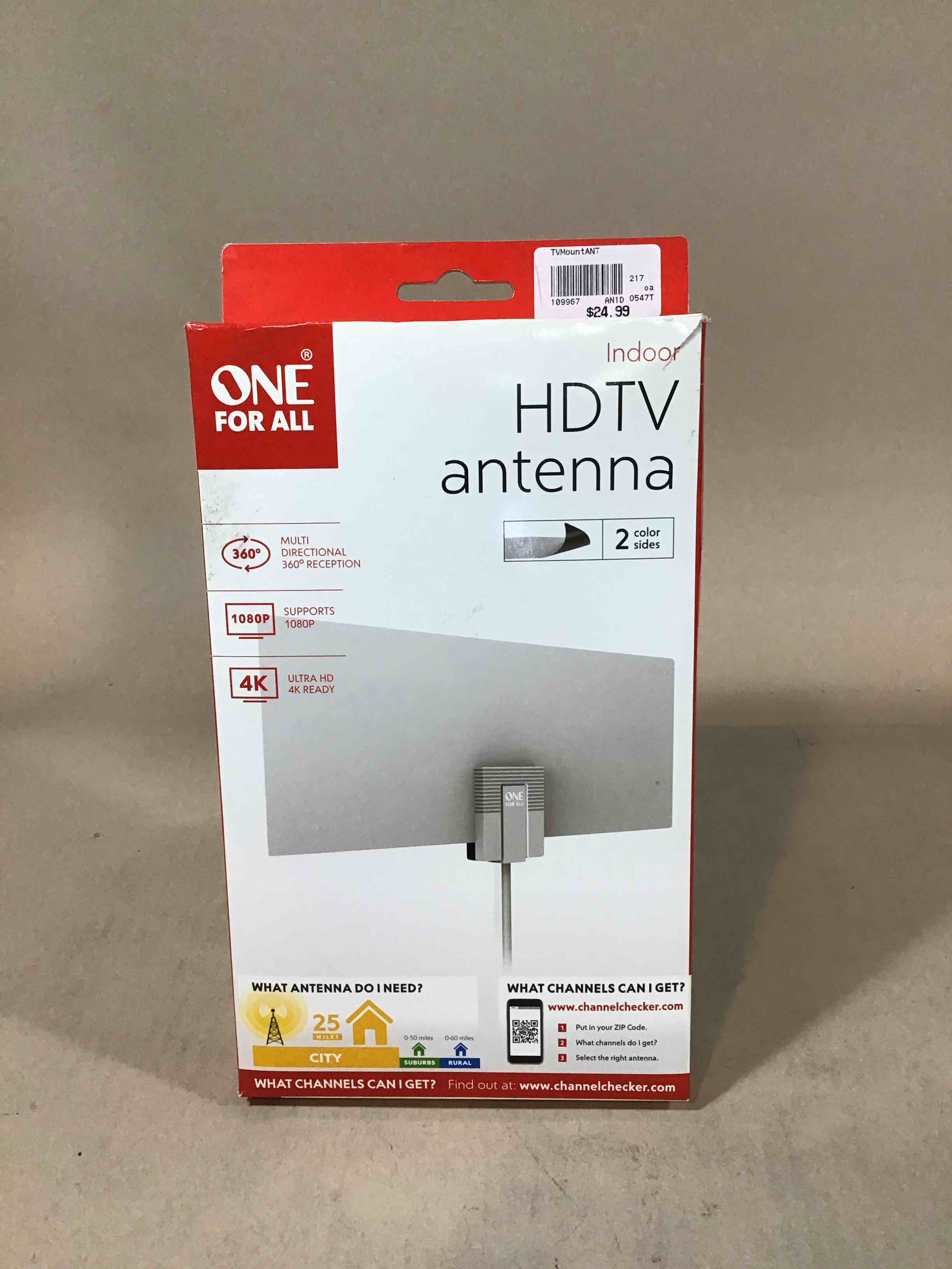 Condition photo showing Good Condition for one for all 14503 indoor flat hdtv antenna