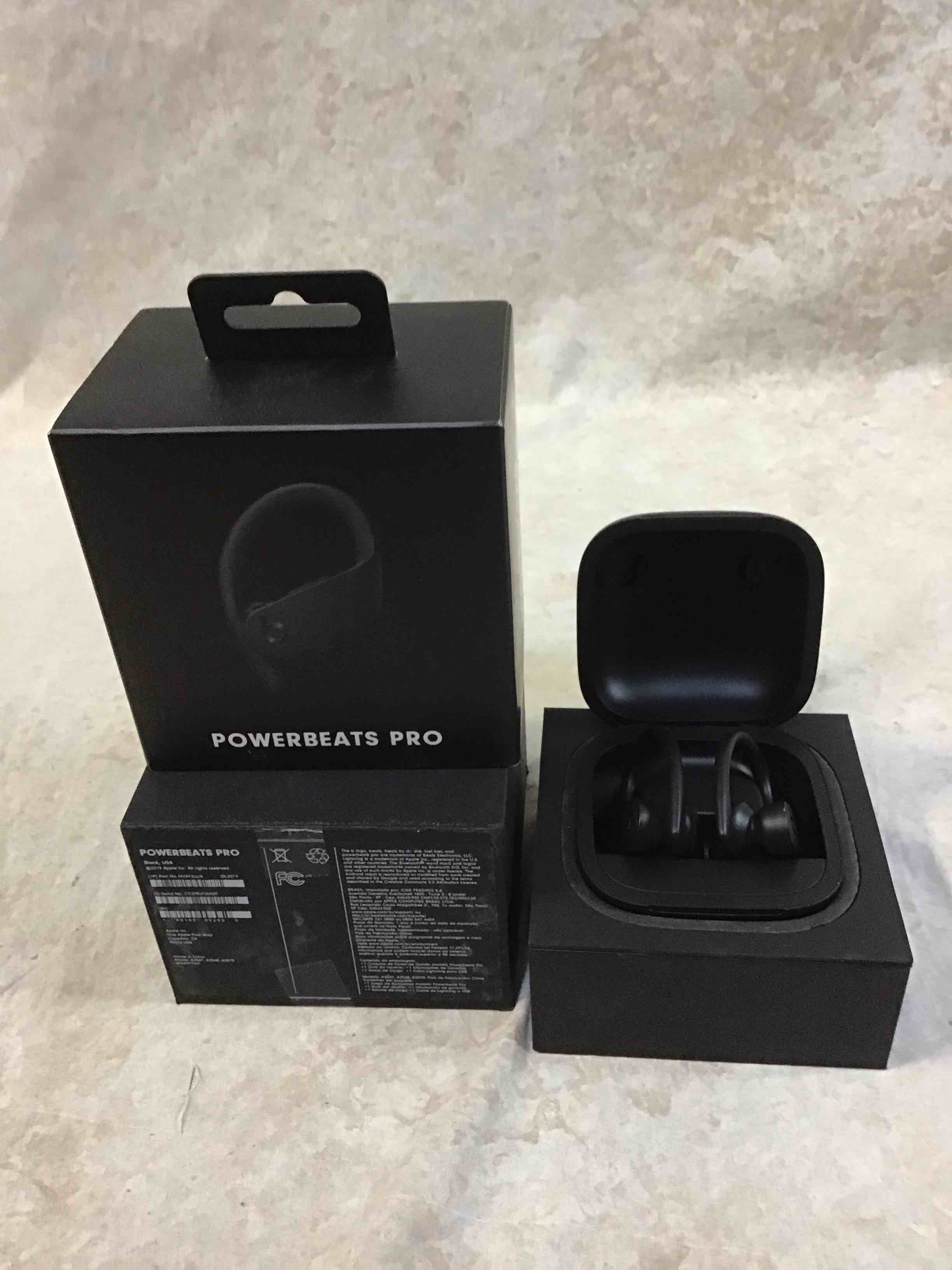 Condition photo showing Good Condition for beats powerbeats pro wireless earbuds - apple h1 headphone chip, class 1 bluetooth headphones, 9 hours of listening time, sweat resistant, built-in microphone - black (b07r5qd598)