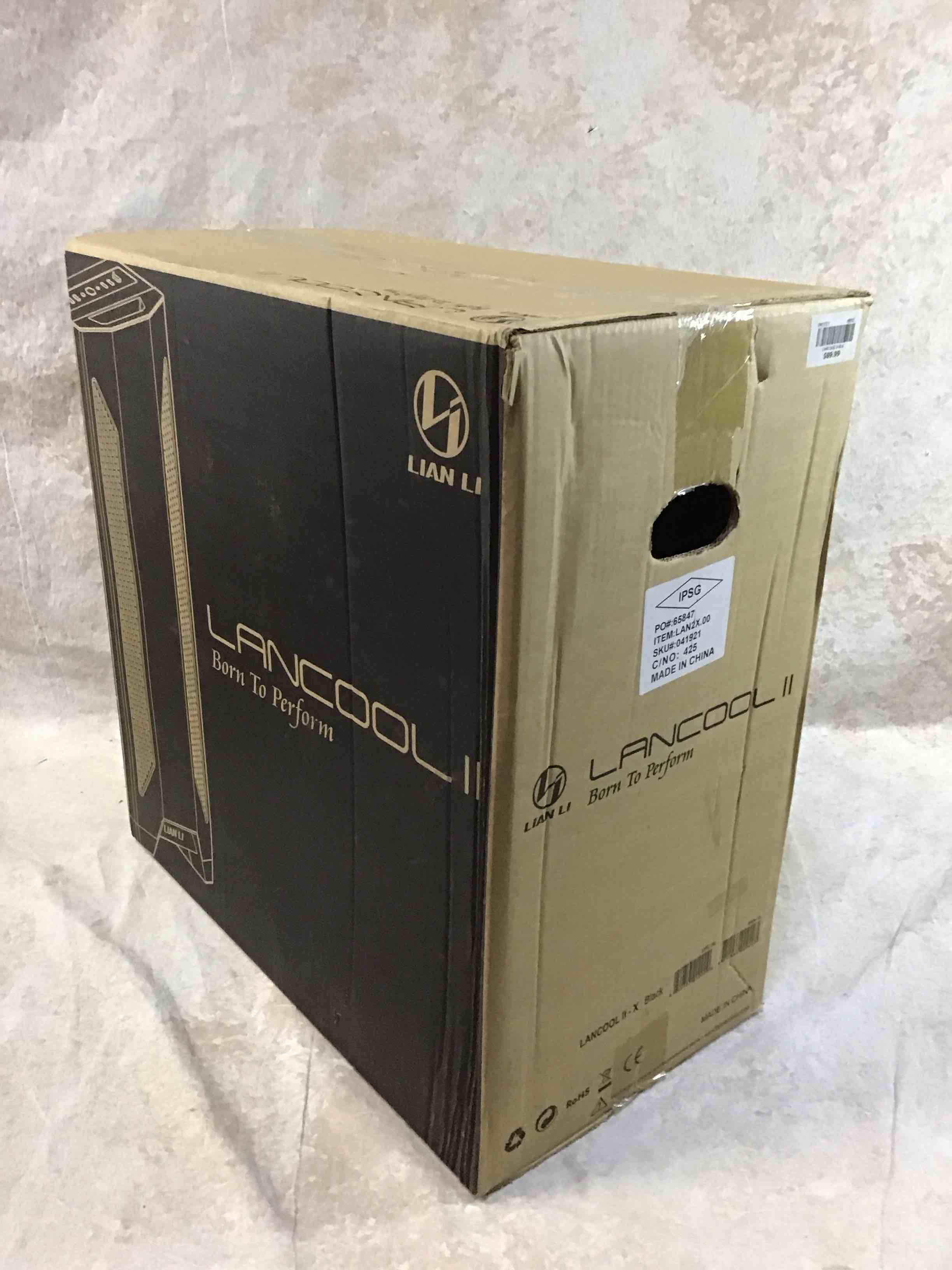 Condition photo showing New/Like New for lancool ii - x - tower - extended atx - no power supply - black - usb/audio