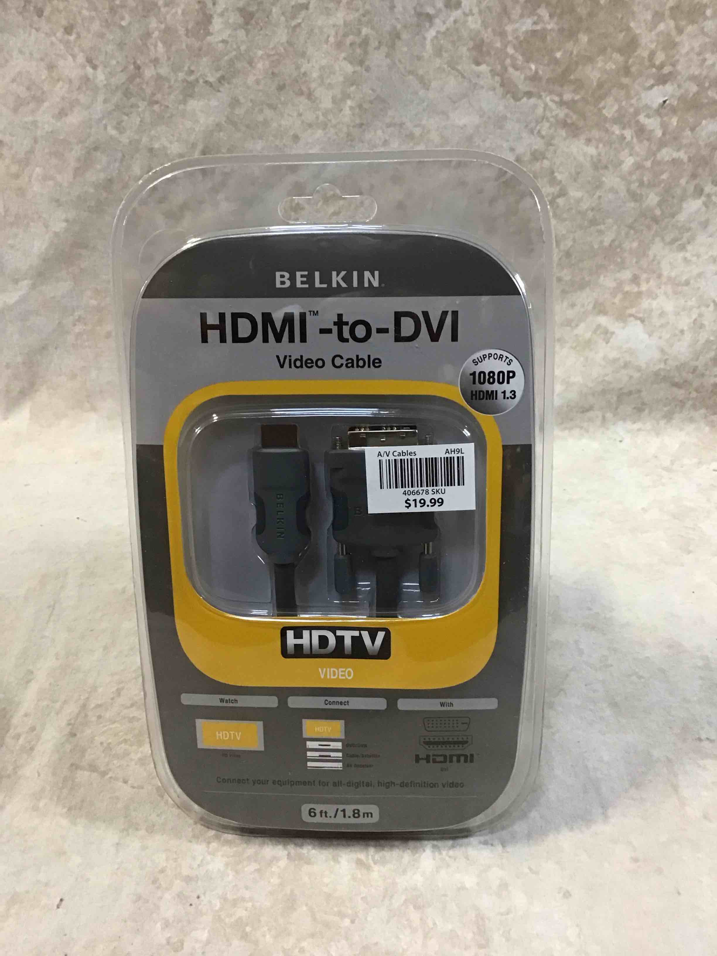 Condition photo showing New/Like New for belkin hdmi to dvi-d cable