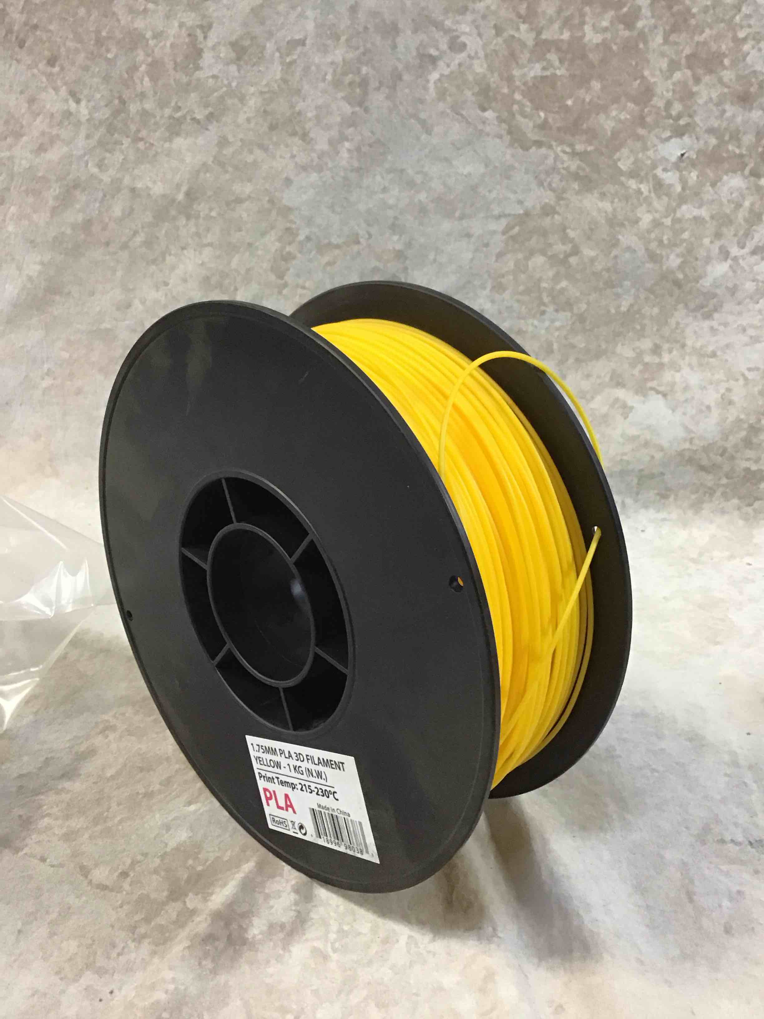 Condition photo showing Good Condition for inland 1.75mm yellow pla 3d printer filament - 1kg spool (2.2 lbs)