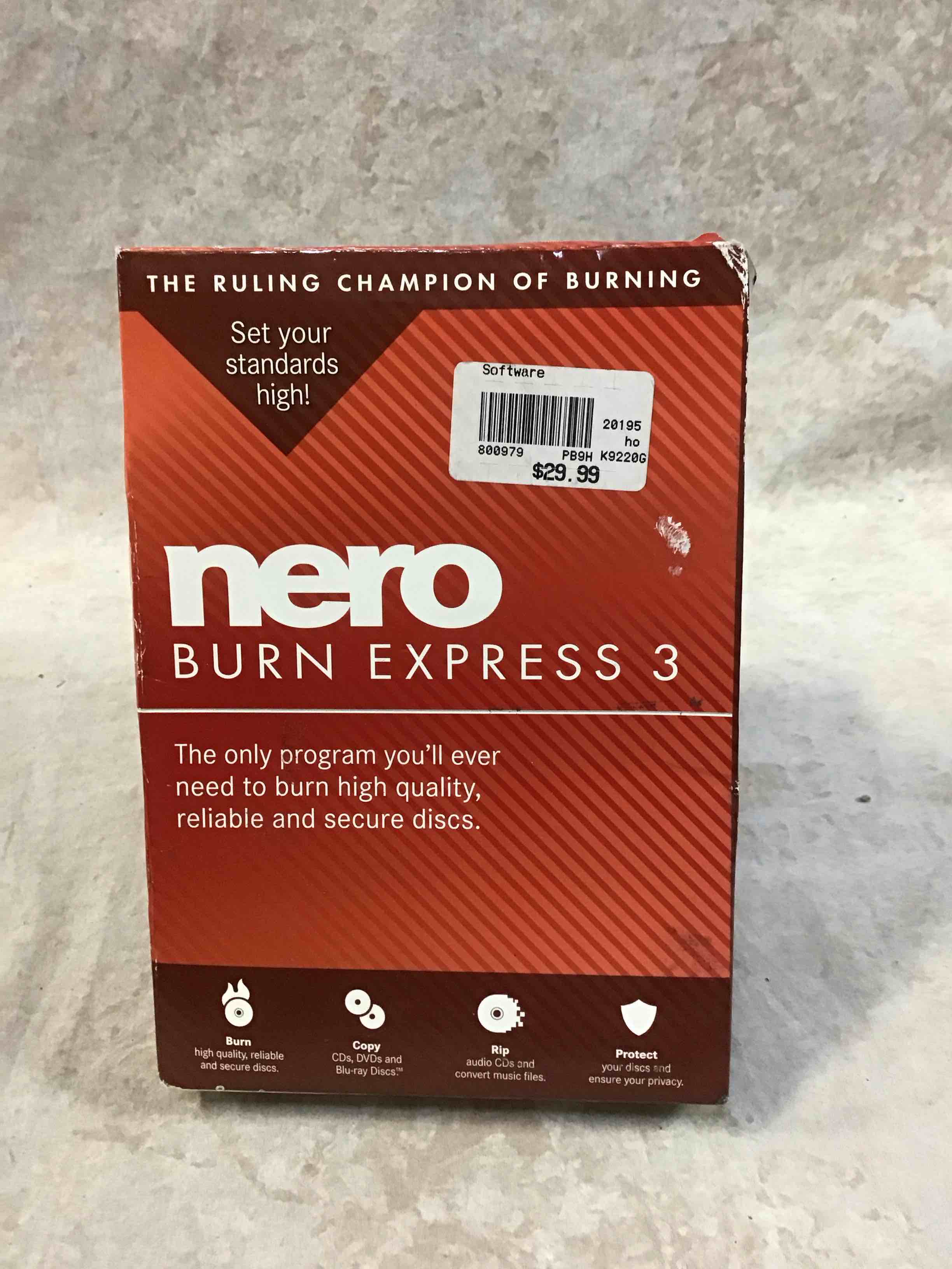 Condition photo showing Good Condition for nero burn express v.3.0