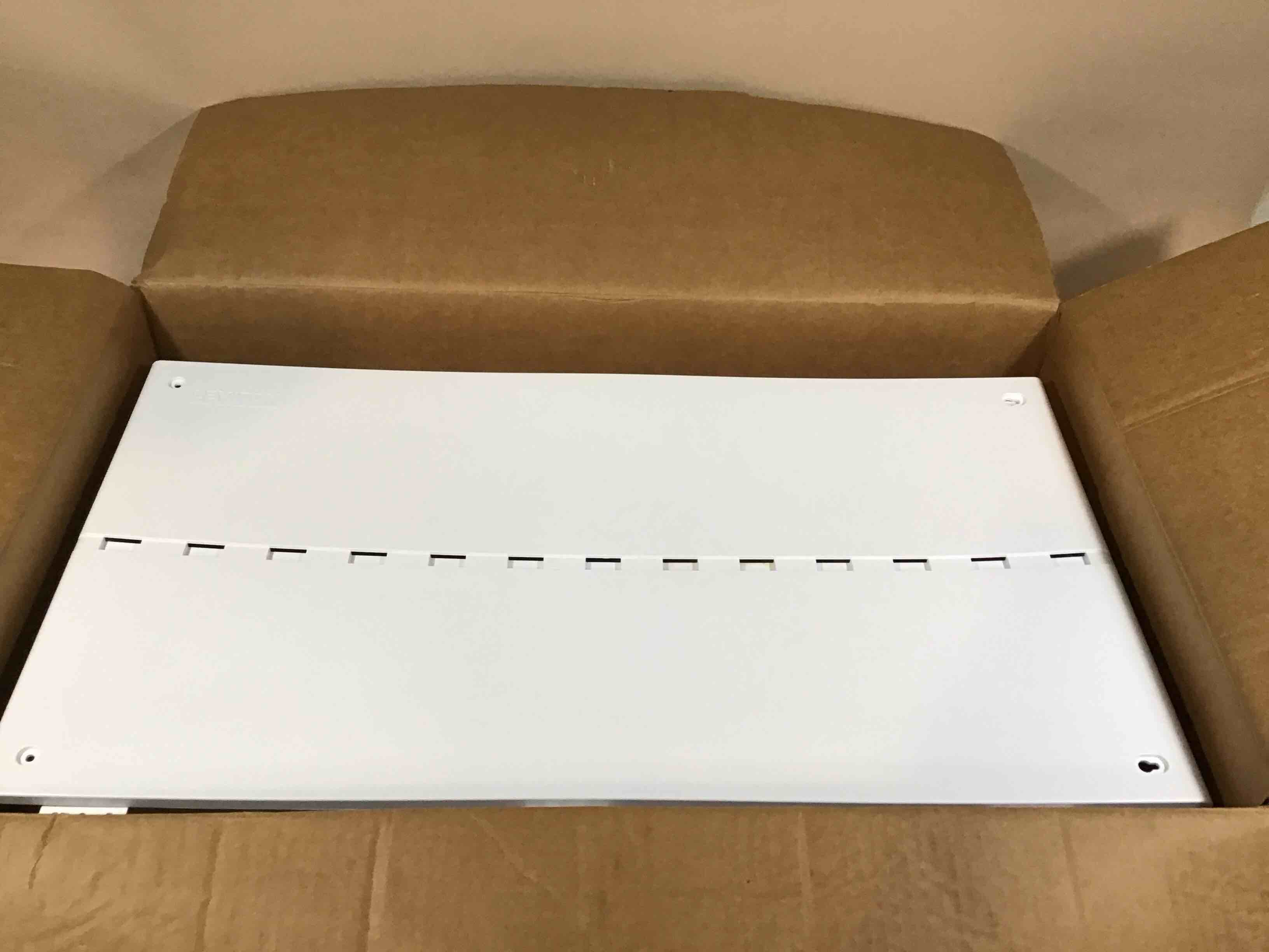 Condition photo showing New/Like New for leviton 49605-28w plastic wireless structured media enclosure with vented cover  28 inch