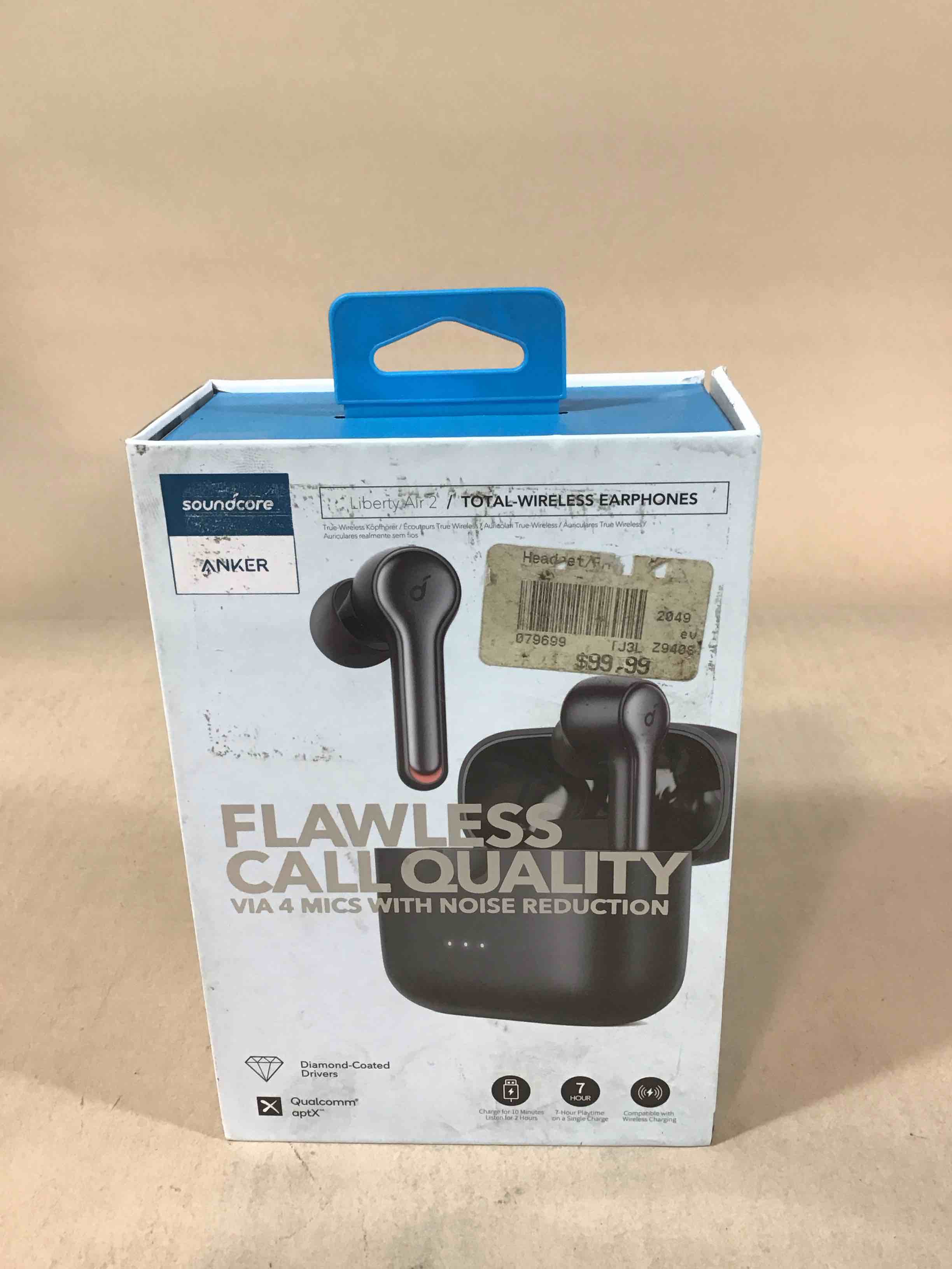 soundcore - by anker liberty air 2 earbuds true wireless in-ear headphones - black
