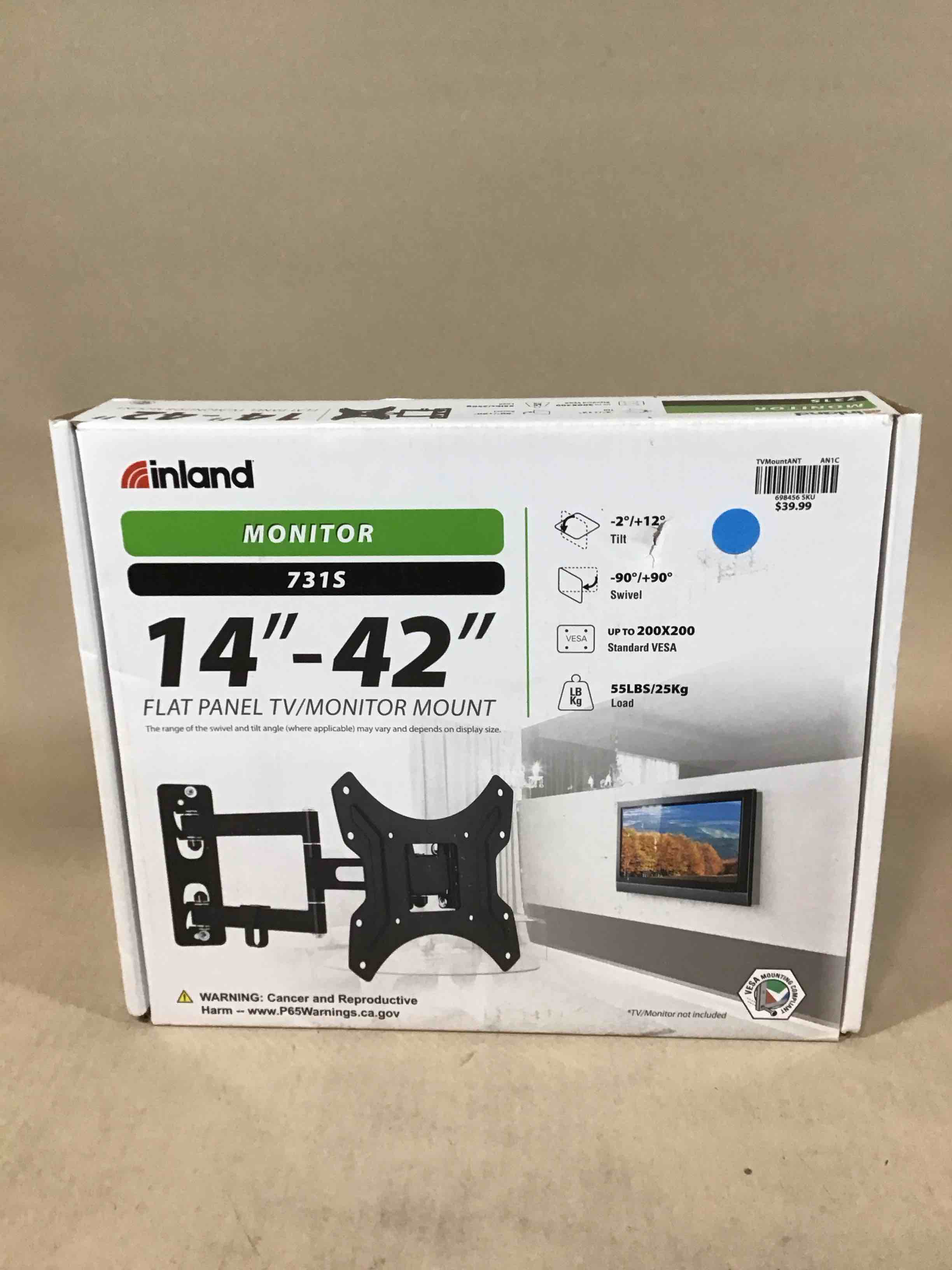 Condition photo showing Good Condition for psw731s full motion wall mount for tvs 14" - 42"