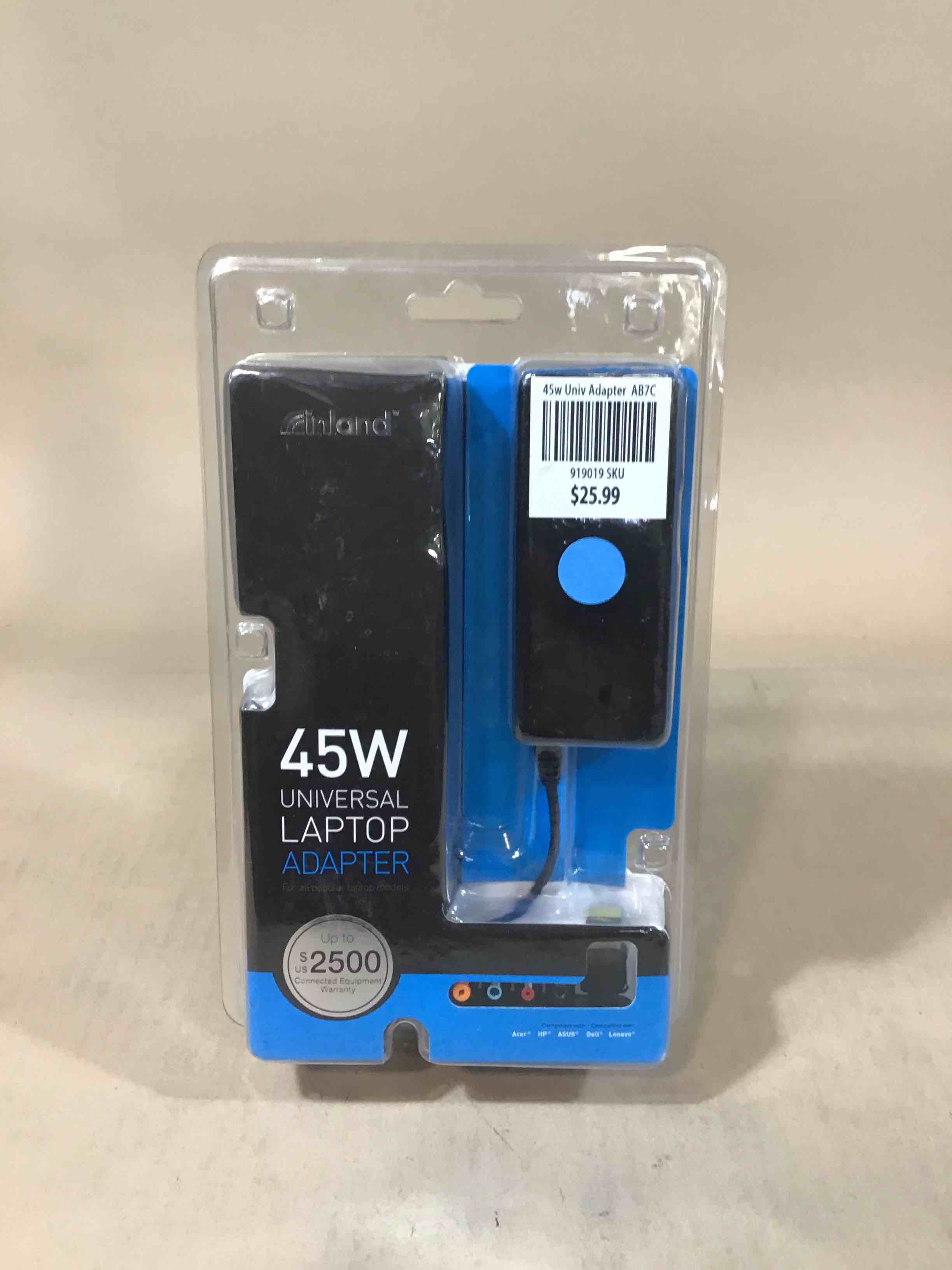 Condition photo showing New/Like New for 45w universal adapter for laptops
