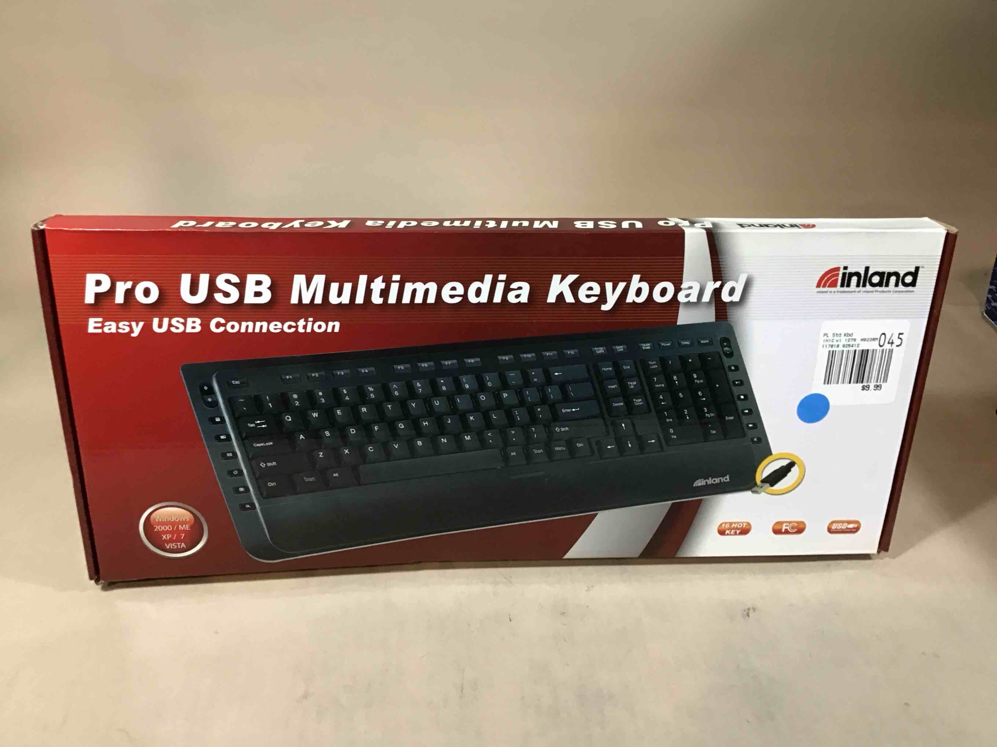 Condition photo showing Good Condition for inland multimedia usb keyboard, black