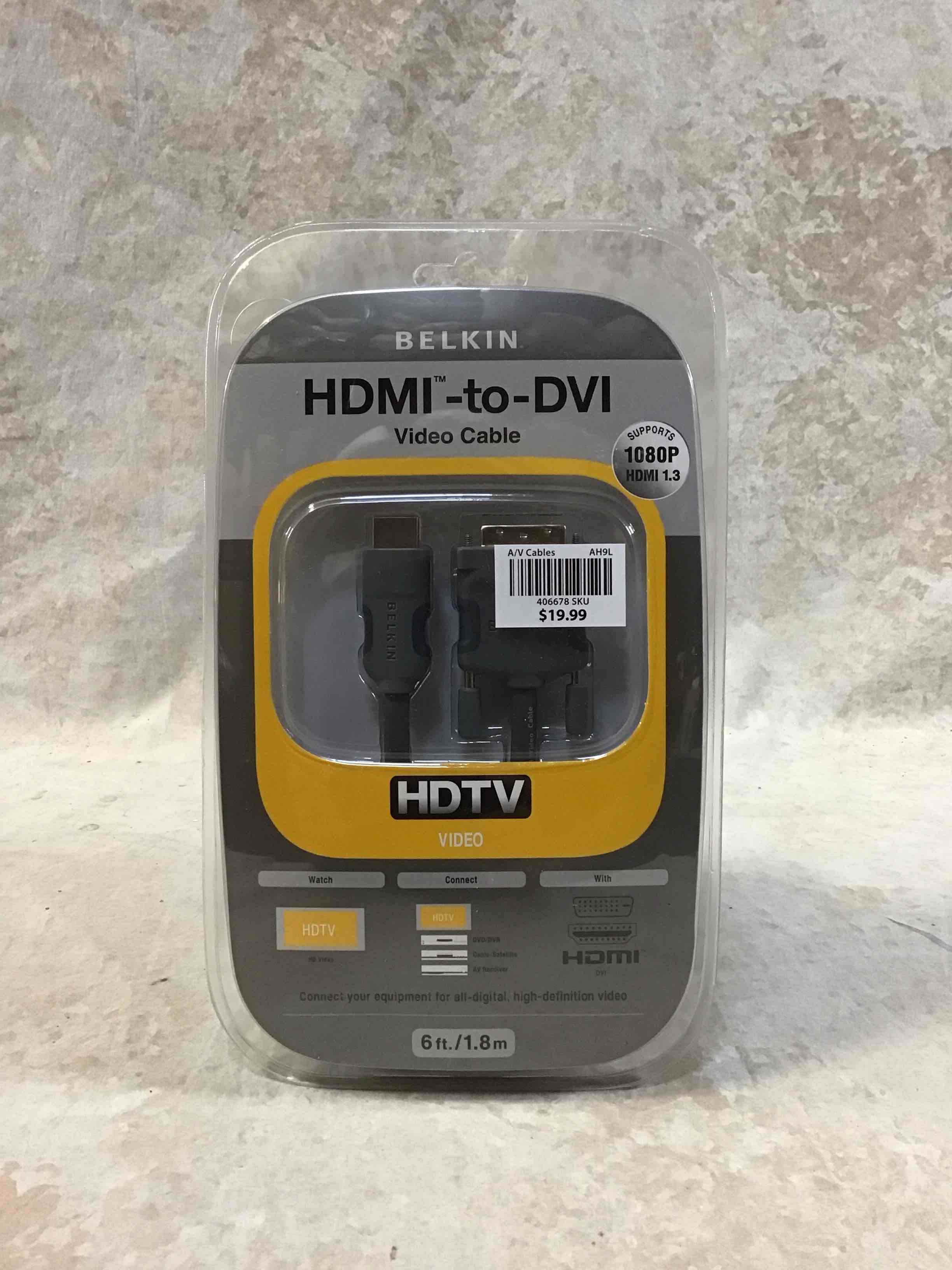 Condition photo showing New/Like New for belkin hdmi to dvi-d cable