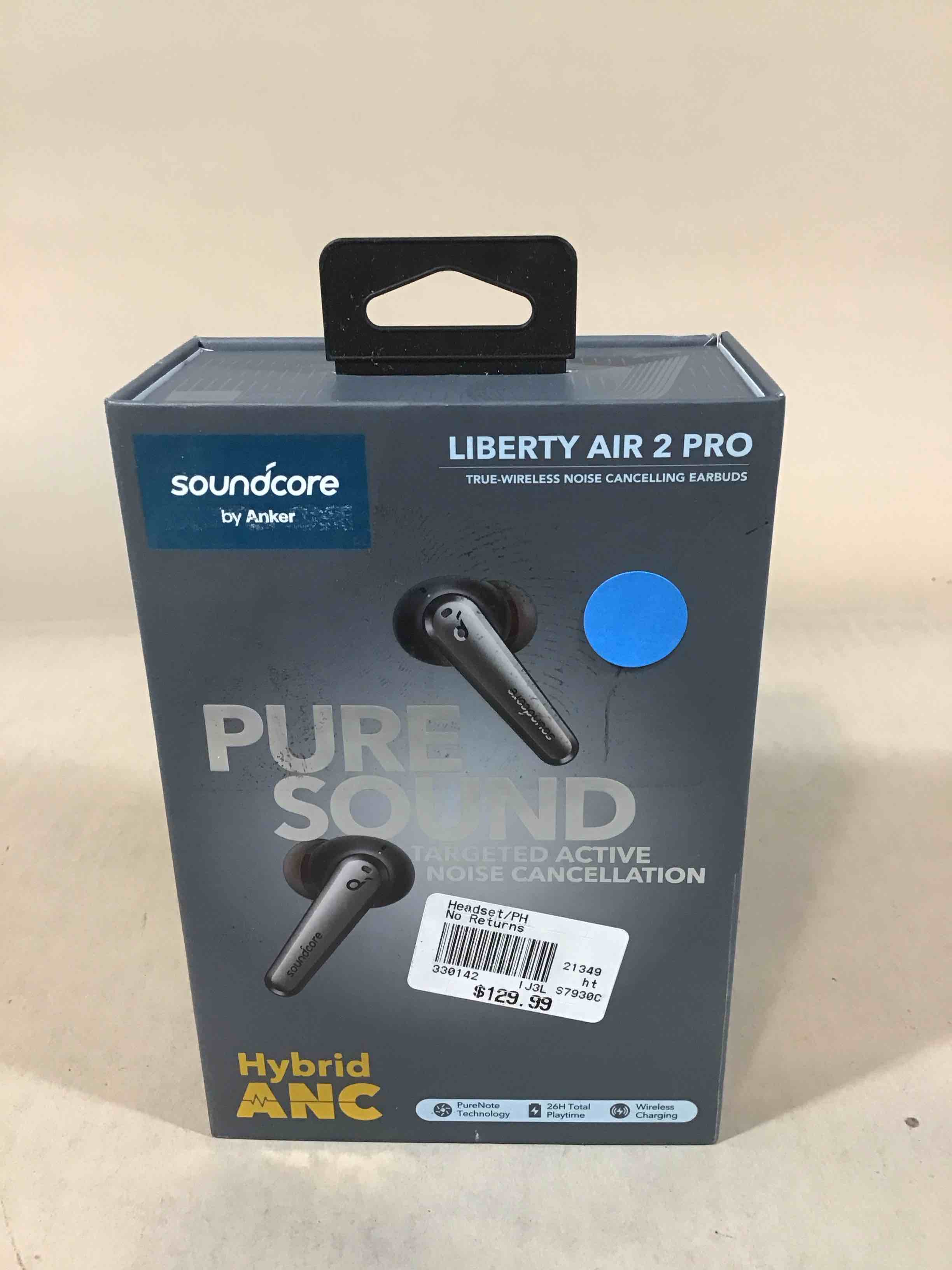 Condition photo showing Good Condition for soundcore by anker liberty air 2 pro true wireless bluetooth noise cancelling earbuds - black