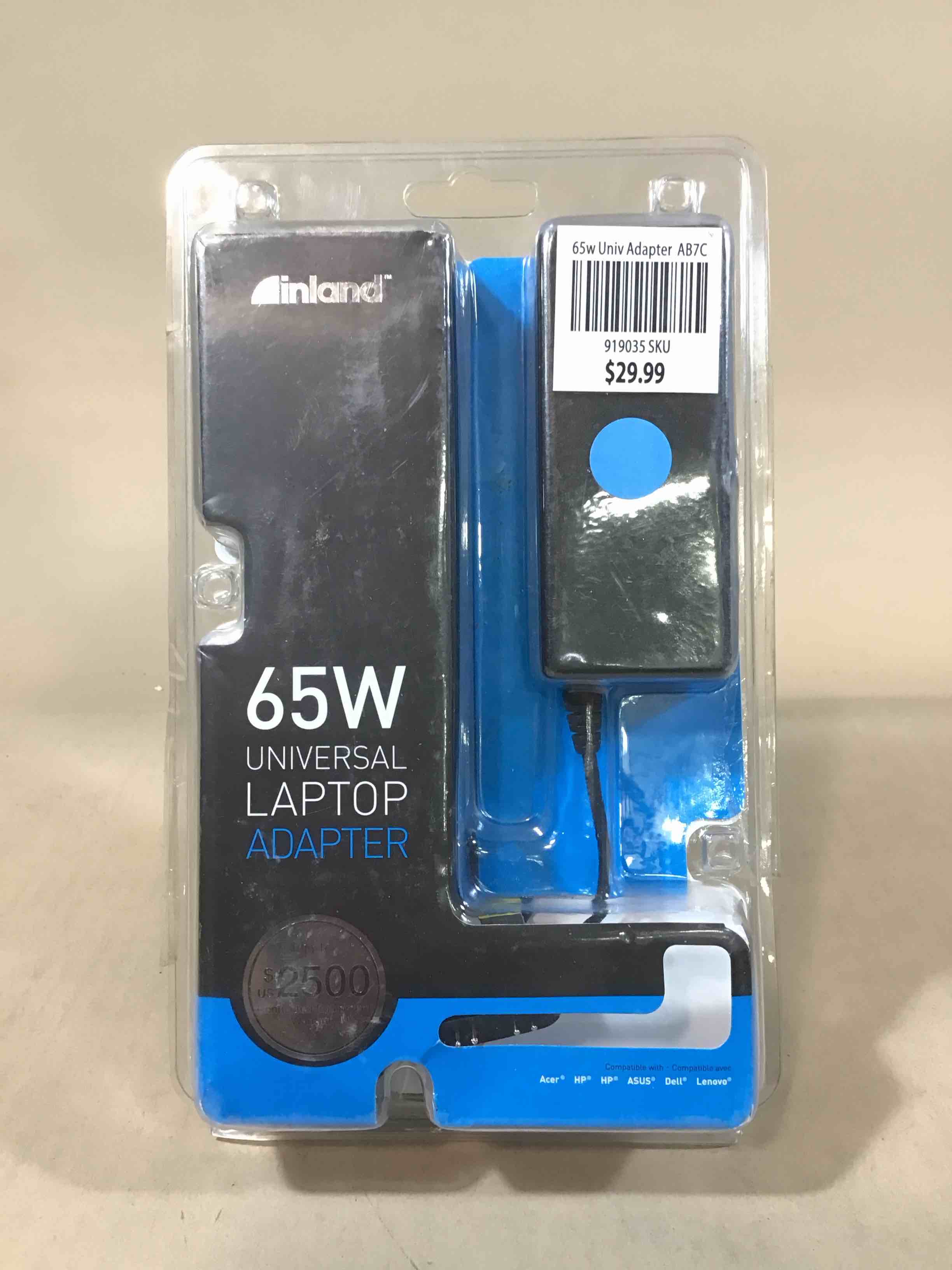 Condition photo showing Good Condition for inland 65w universal laptop adapter
